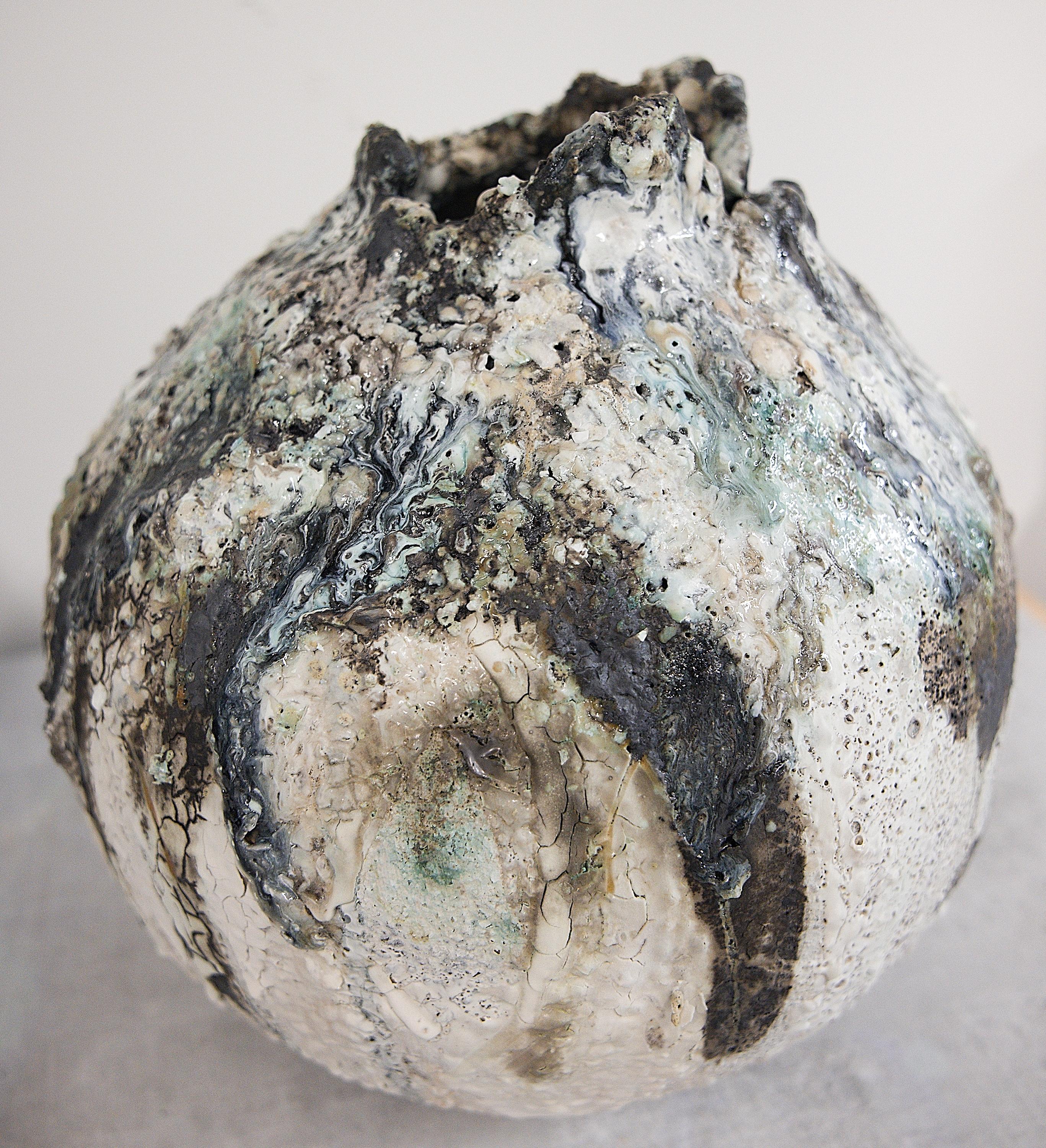 Glazed Art Moon II Vase
