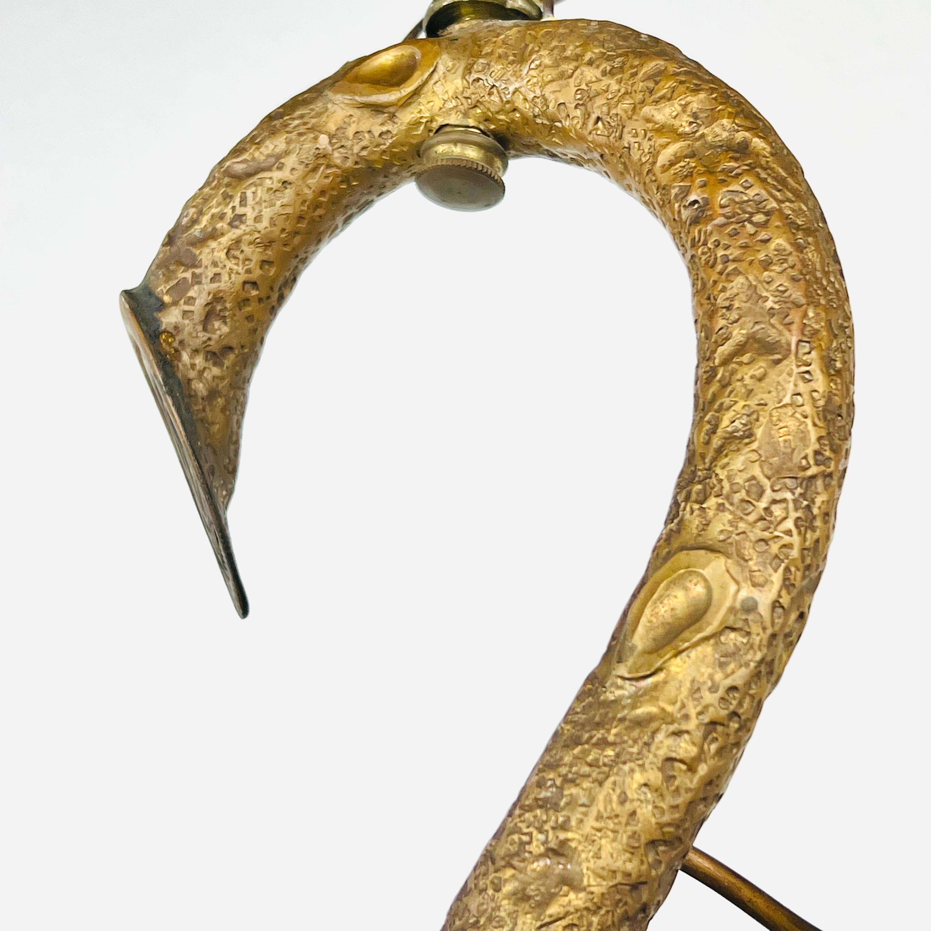 Art Nouveau Bronze Mistel Kronleuchter im Angebot 5