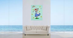 Pop Art Painting  Good Shot - Emoji Stickers, Golf, Rainbow,