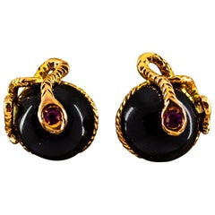 Art Nouveau Dangle Earrings