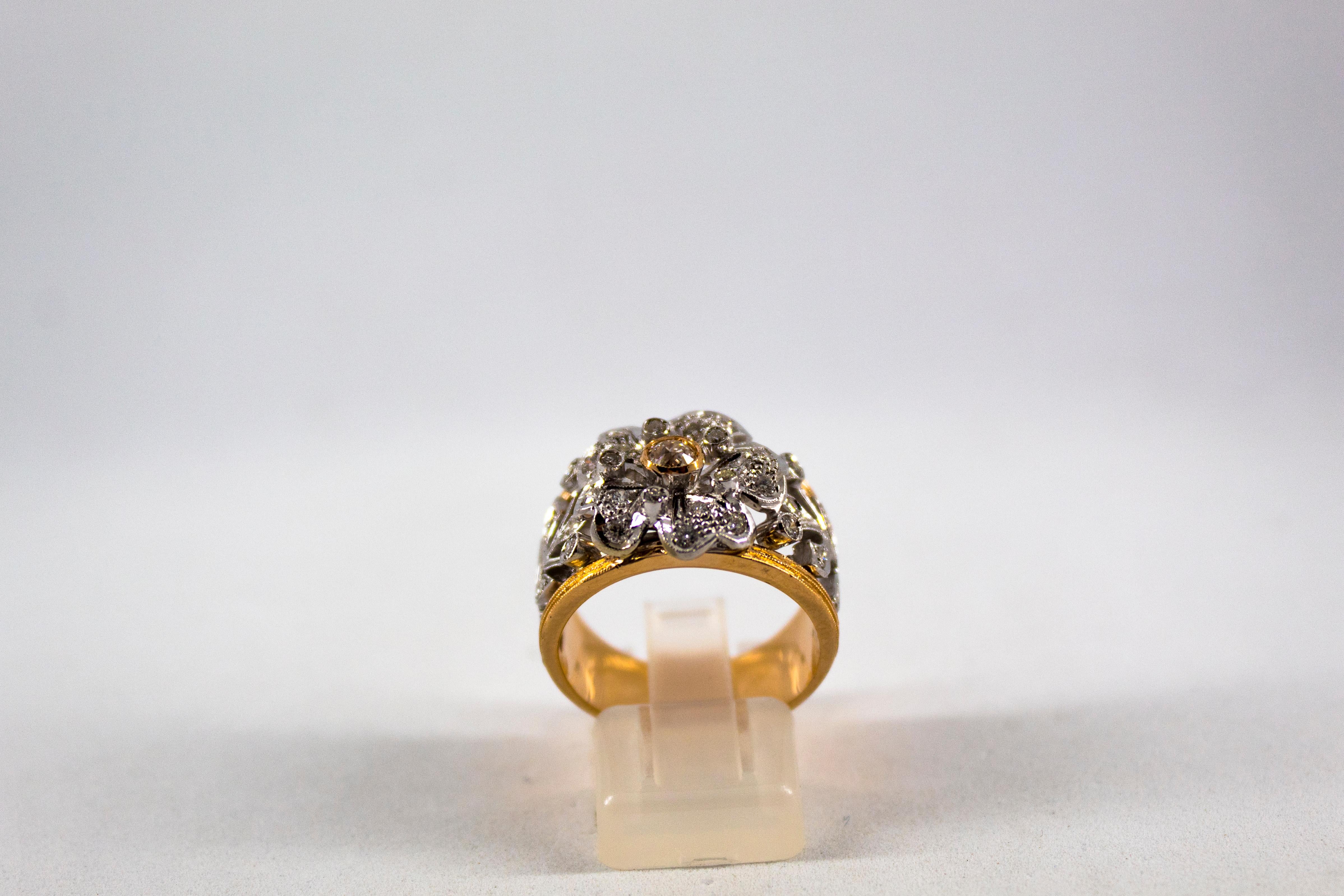 This Ring is made of 14K Yellow Gold.
This Ring has 0.70 Carats of White Diamonds.
This Ring is available also with different central stone: it's available with Emerald, Ruby or Blue Sapphire.
Size ITA: 17 USA: 8
We're a workshop so every piece is