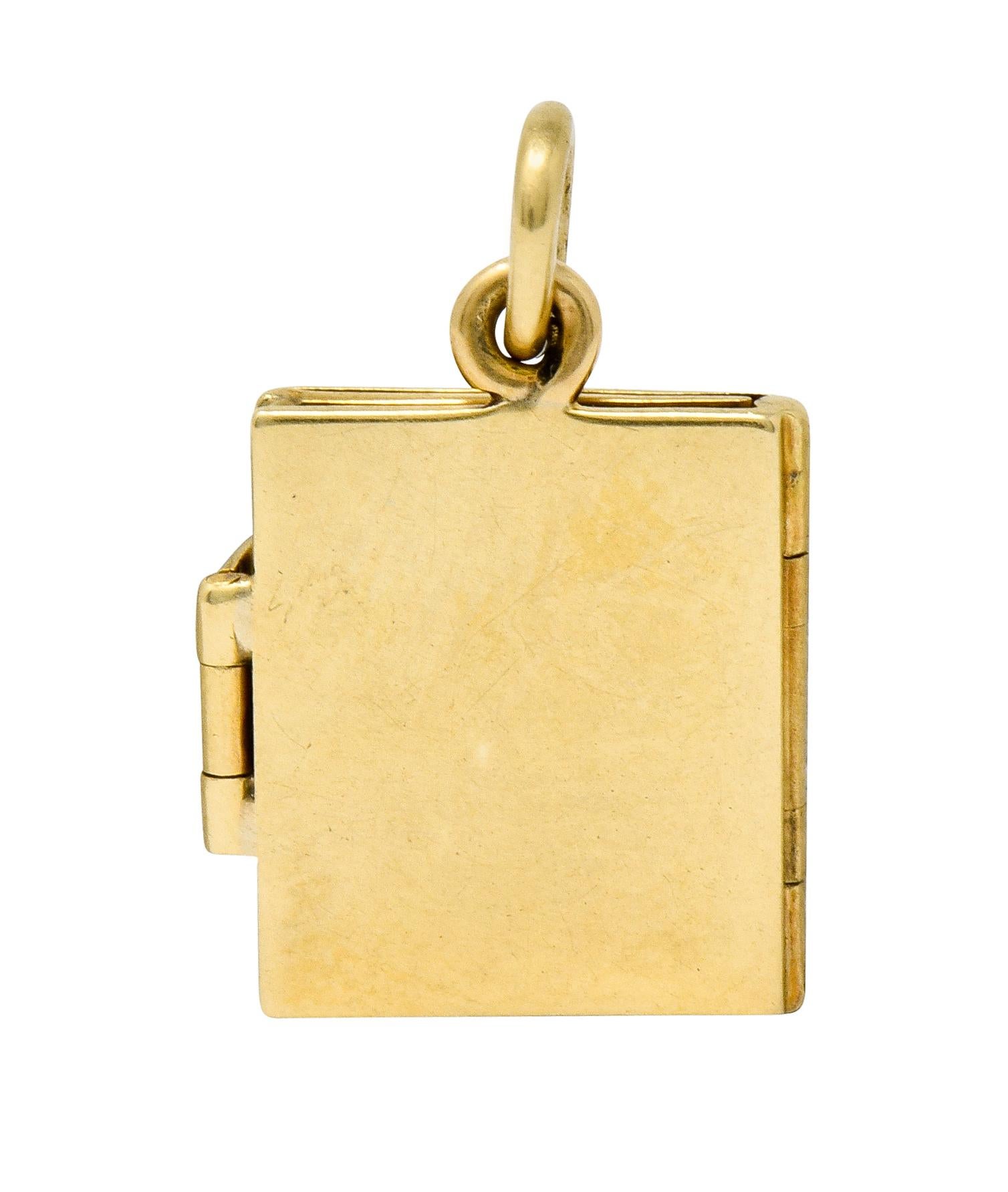 gold book charm