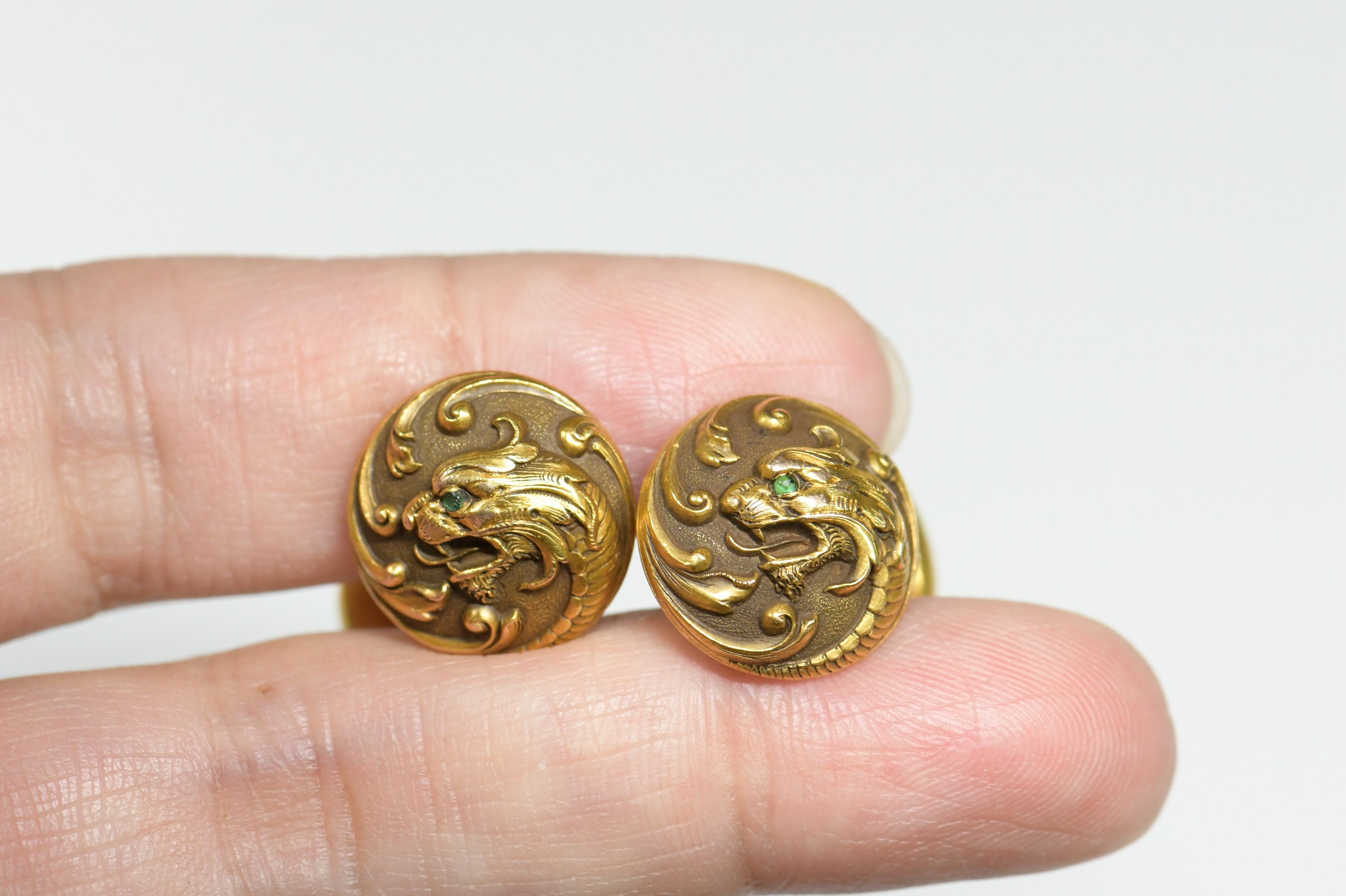 dragon cufflinks