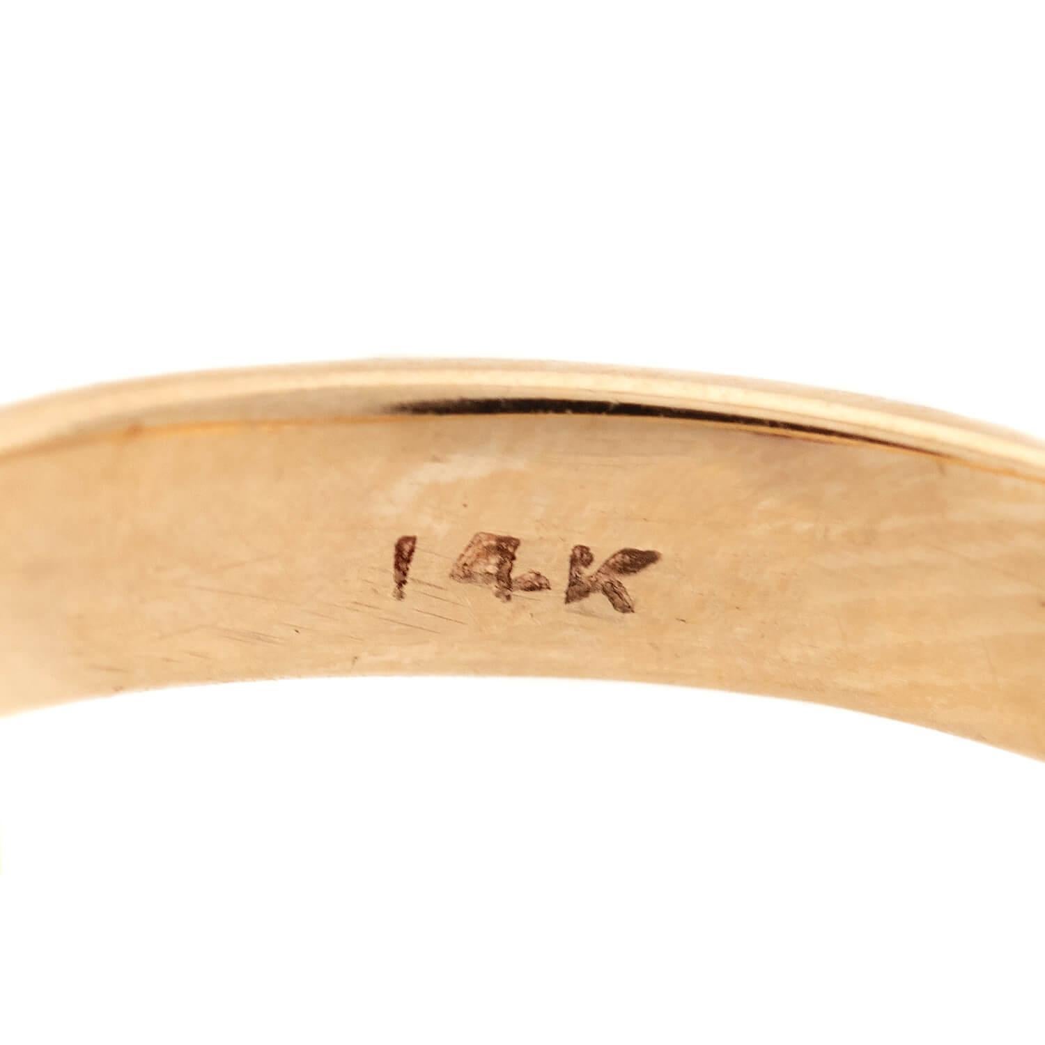 Bague bypass Art Nouveau 14k/Platine perle et diamants Bon état - En vente à Narberth, PA