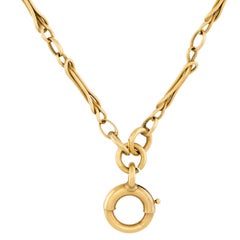 Art Nouveau 18k Chain 60"
