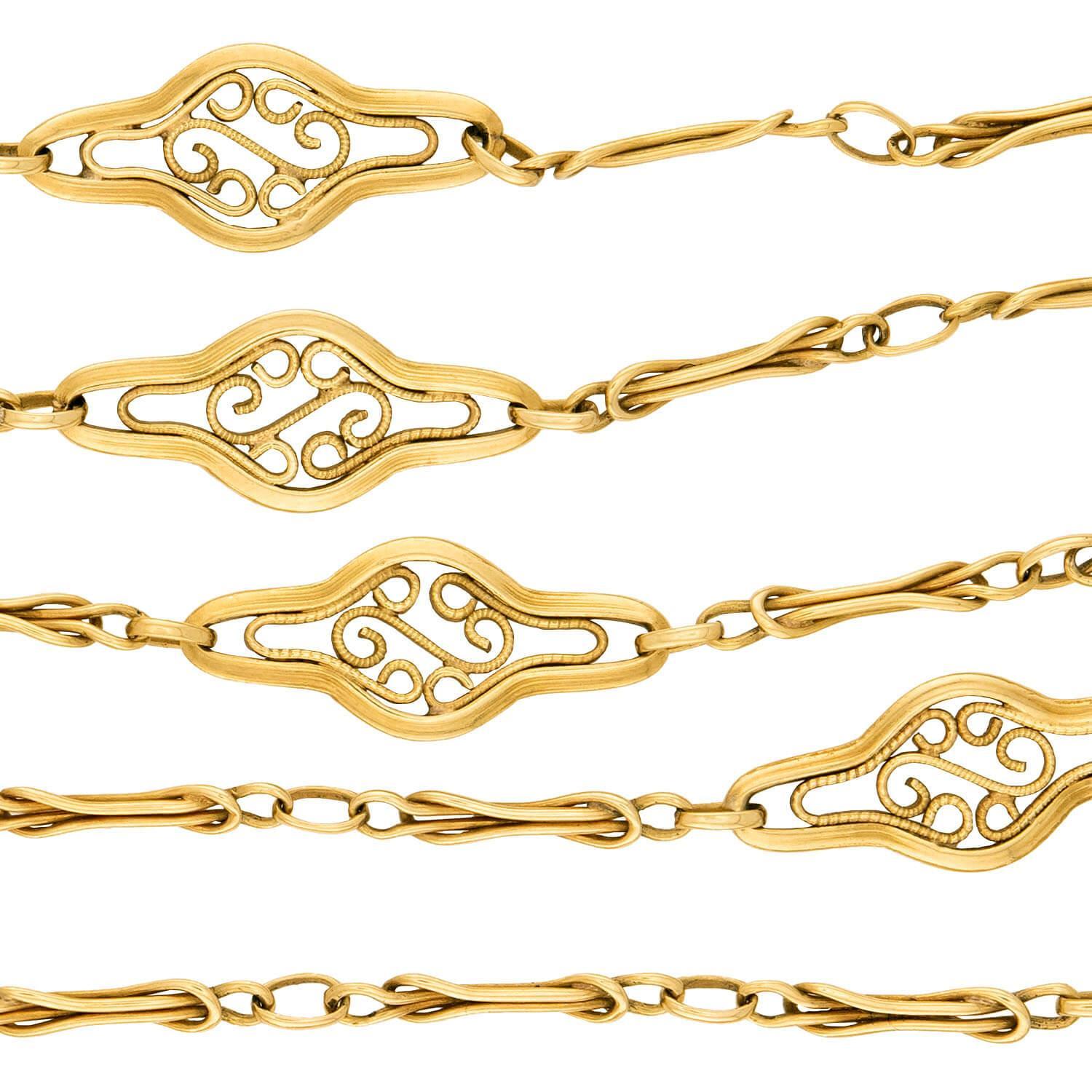 Catena Art Nouveau 18k 60