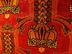 Art Nouveau 19th Century Velvet Wall Hanging