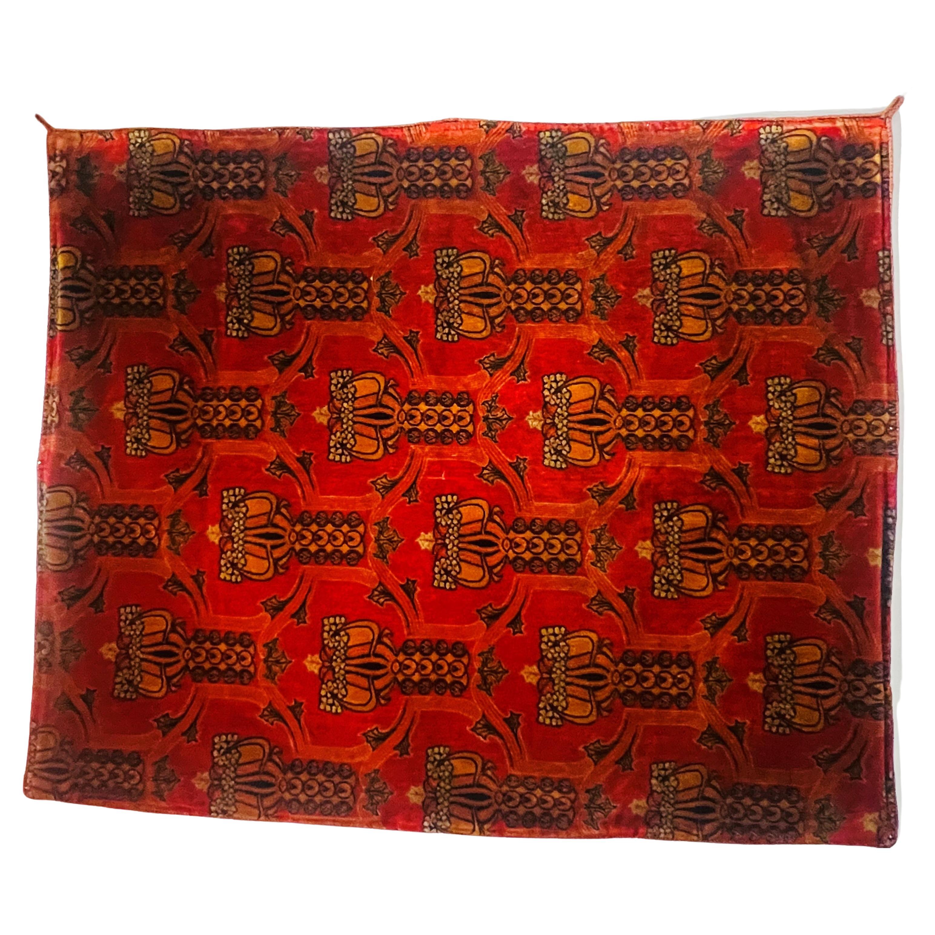 Colgante de Terciopelo Art Nouveau Siglo XIX