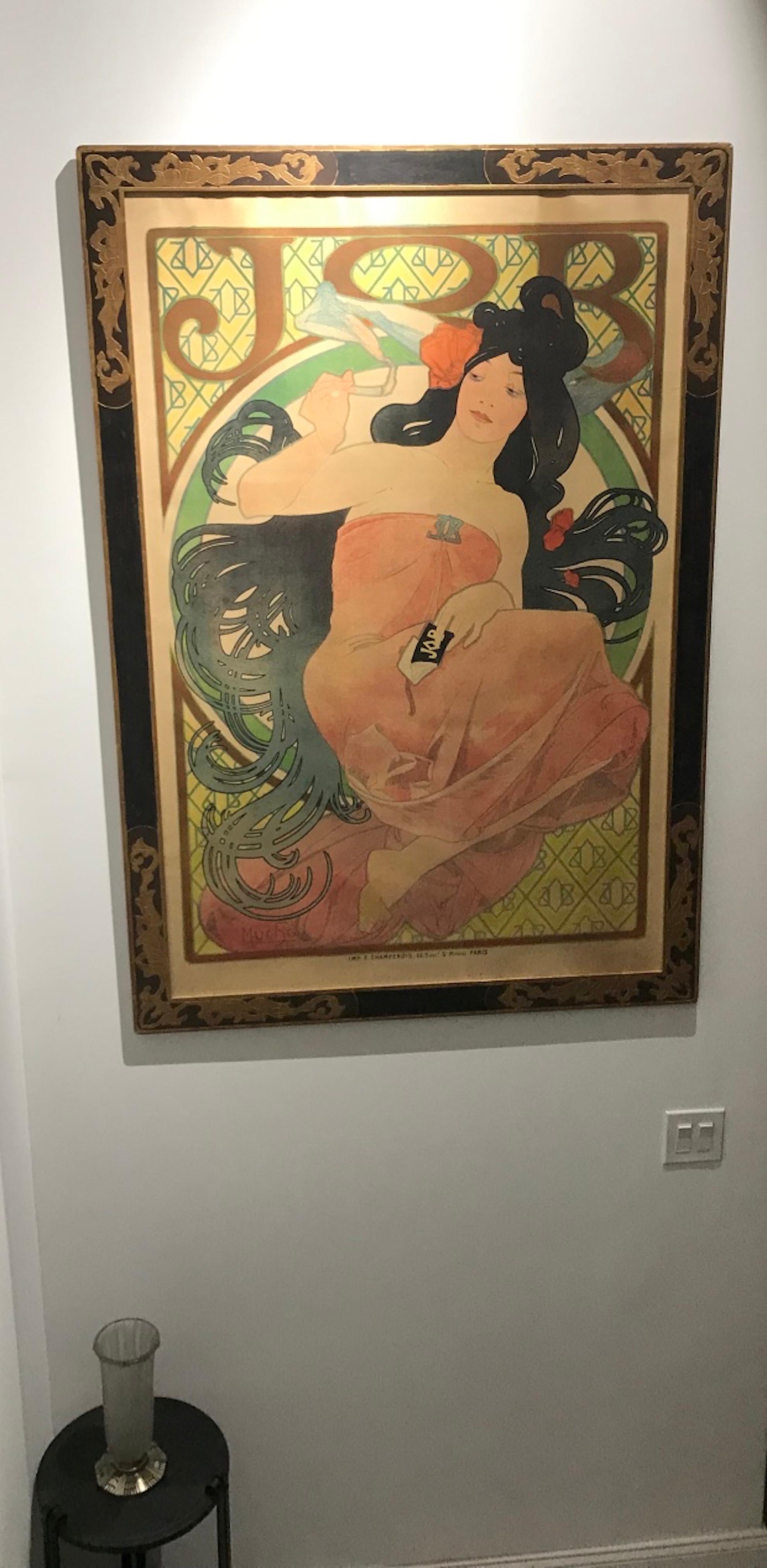 Art Nouveau Alphonse Mucha Original JOB Poster, 1898 For Sale 5