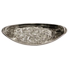 Art Nouveau American Silver Sweet Dish, Made By R. Wallace And Sons, Circa 1900