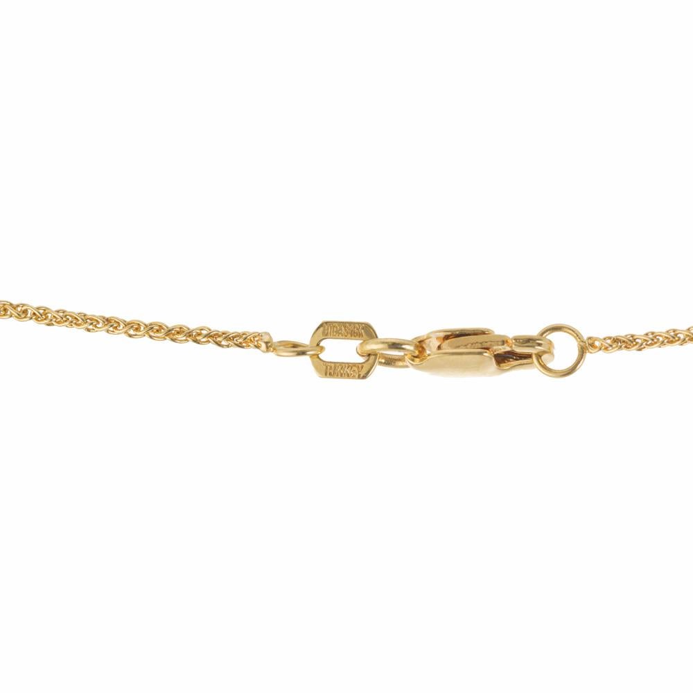 Art Nouveau Amethyst Baroque Pearl Yellow Gold Pendant Necklace  For Sale 2