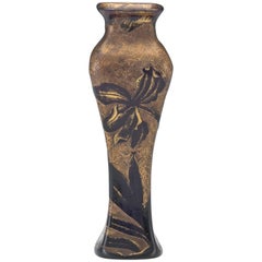 Art Nouveau Amethyst Cameo Glass Vase, by Moser