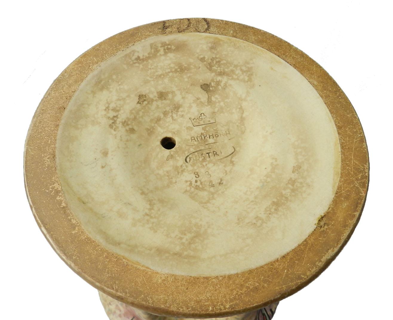Jugendstil-Amphora-Vase von Amphora, Österreich, um 1900 2