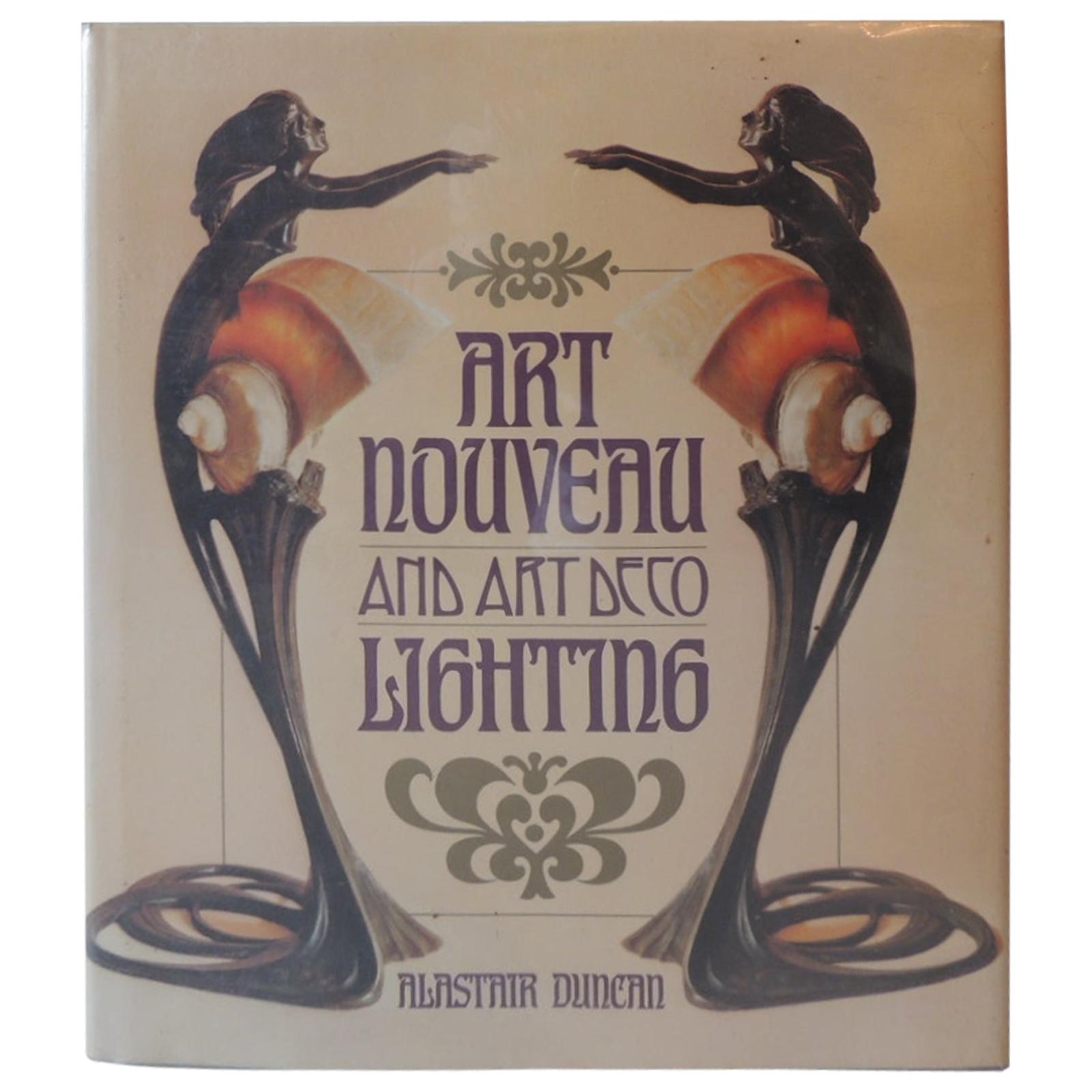 Art Nouveau and Art Deco Lighting Decorative Book by A. Duncan