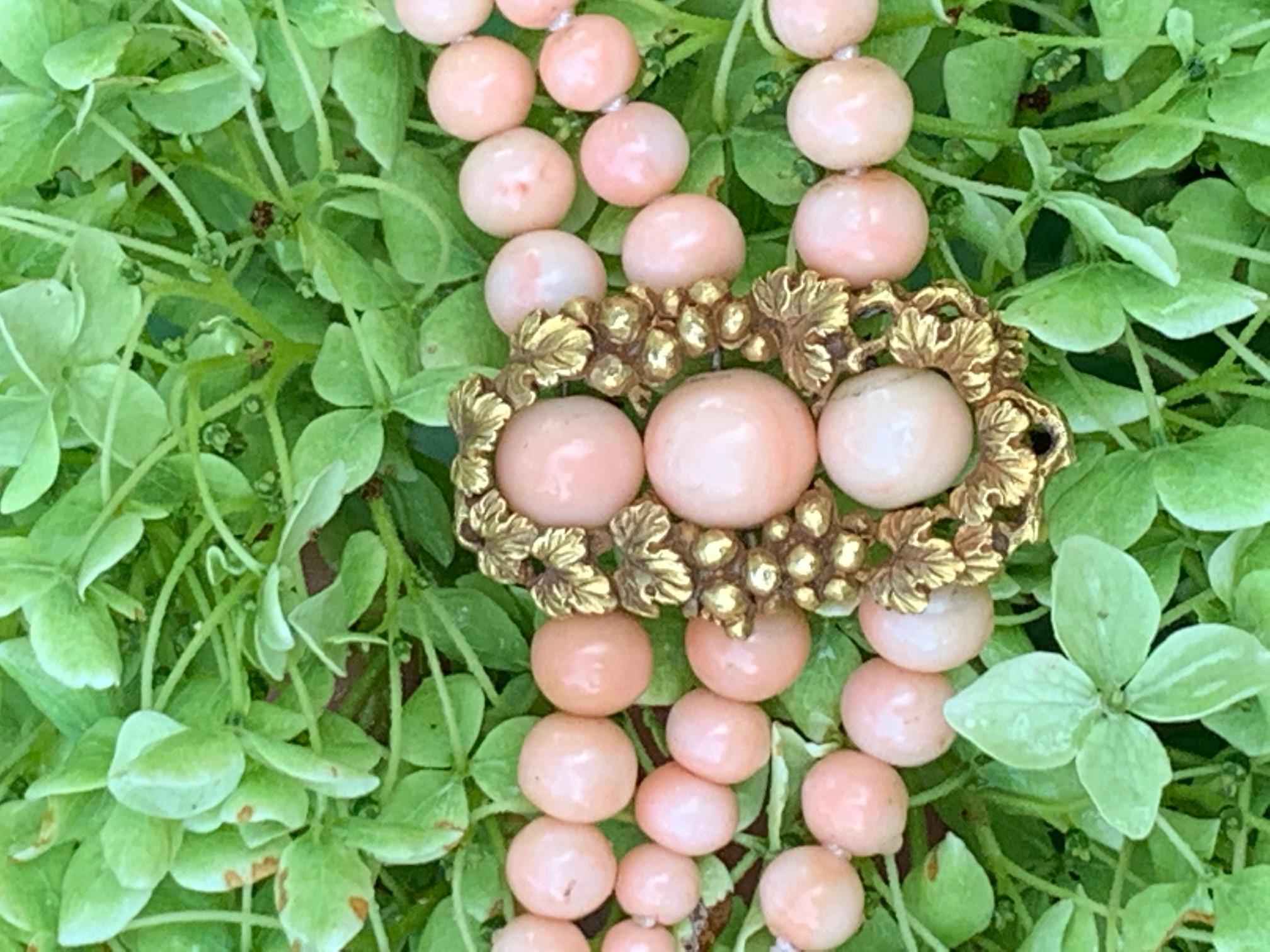angel coral necklace