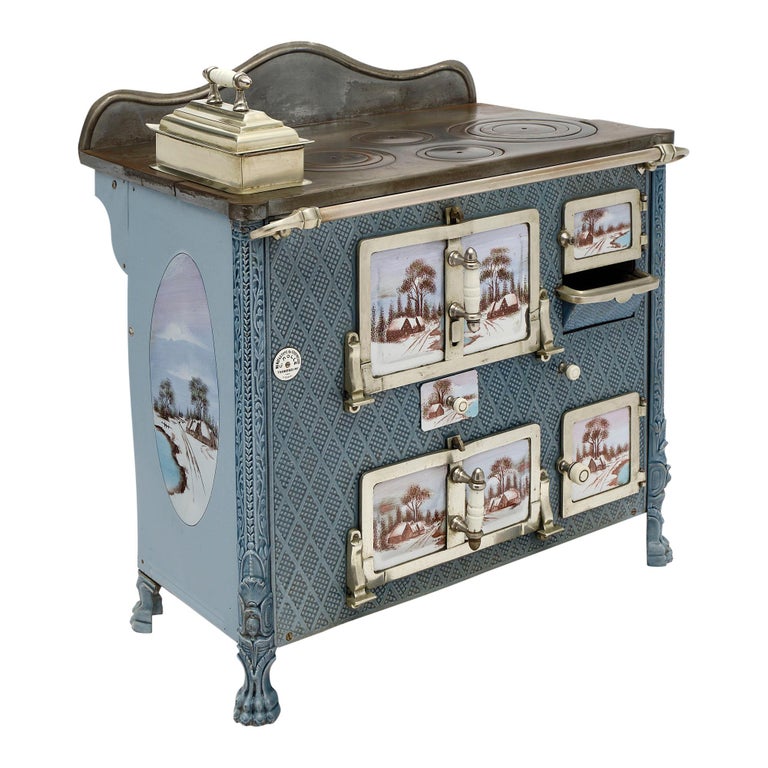 Art Nouveau Antique French Stove For Sale at 1stDibs