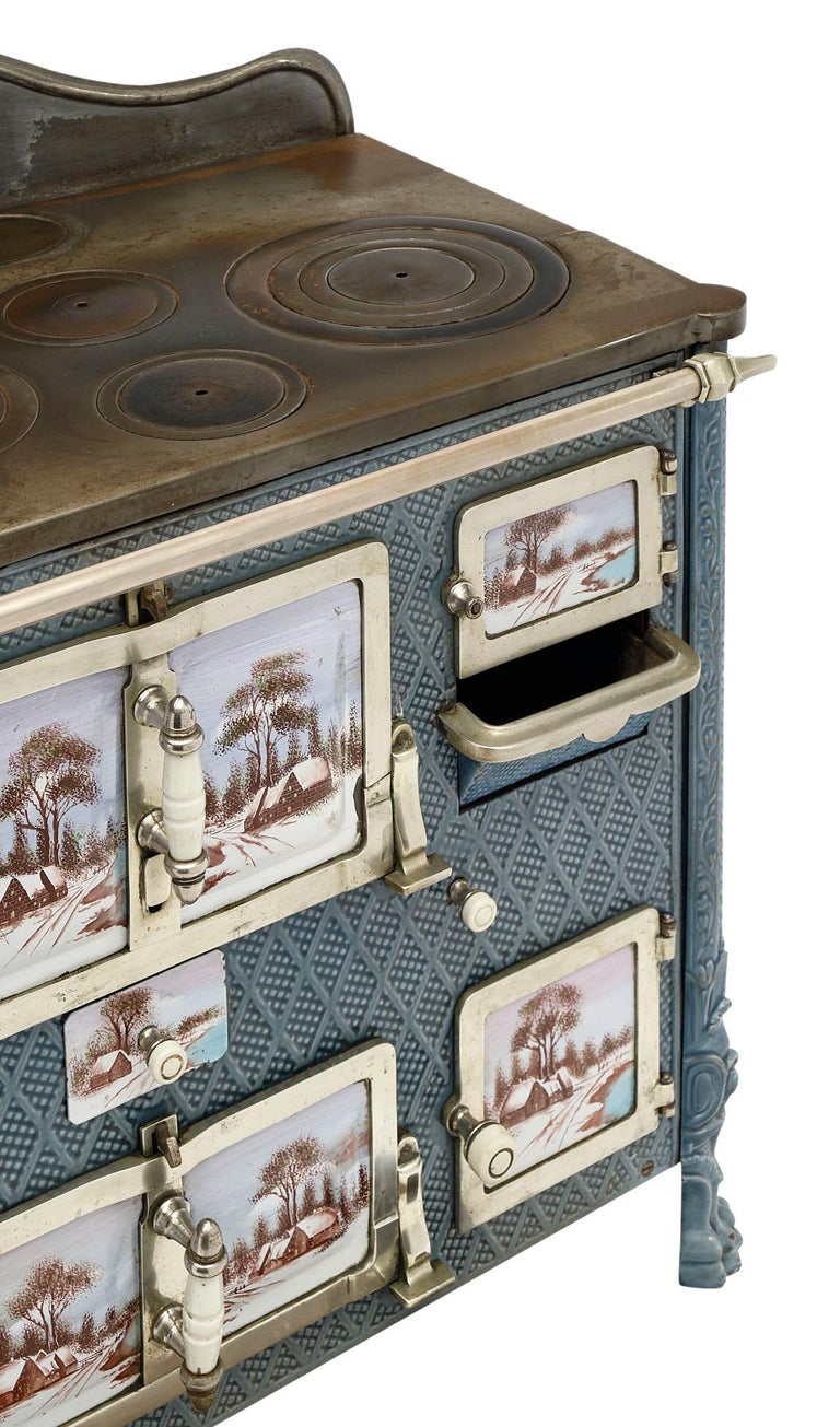 Art Nouveau Antique French Stove For Sale at 1stDibs
