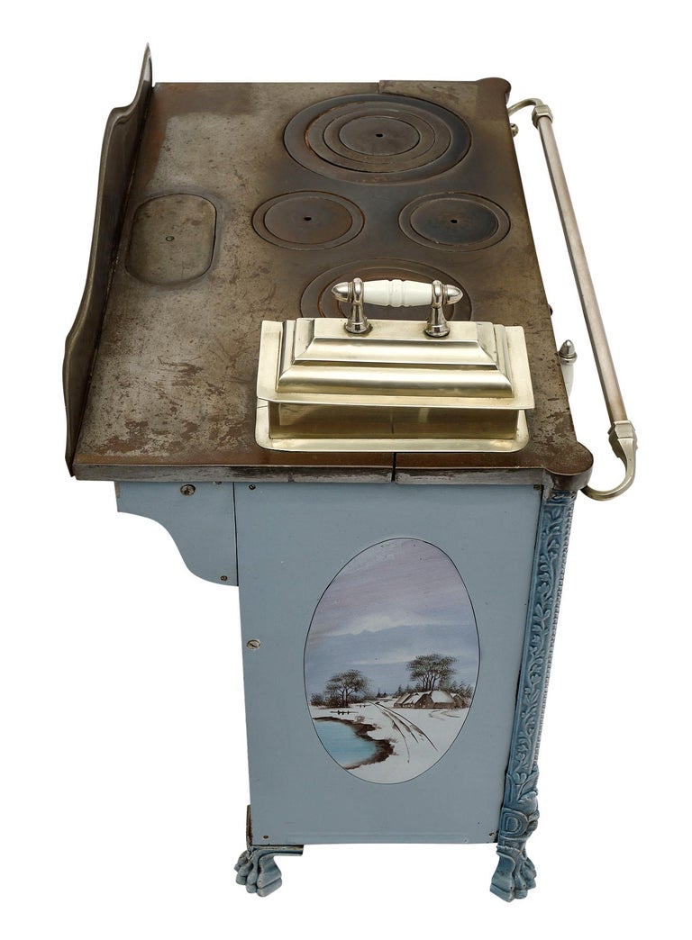 Art Nouveau Antique French Stove For Sale at 1stDibs