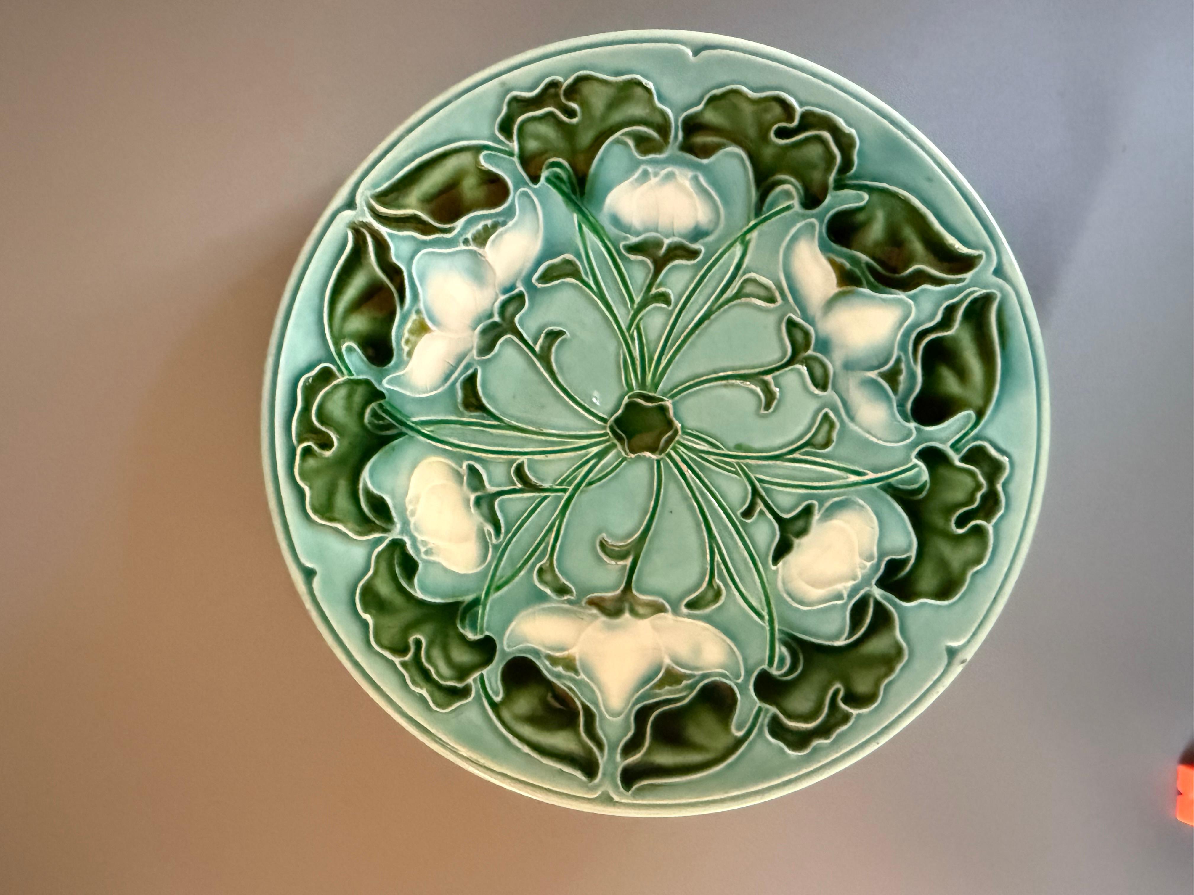 Ceramica Arte antica maiolica Villeroy & Boch  4 tavole Fine del XIX secolo in vendita