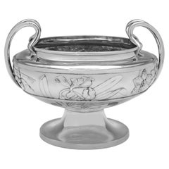 Art Nouveau Antique Sterling Silver Bowl - London 1907