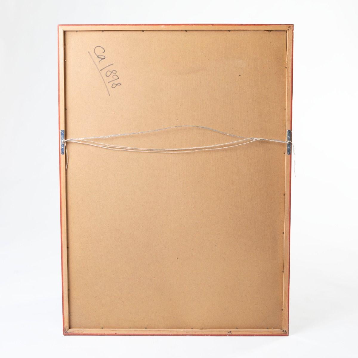 Jugendstil Antike Vintage Lithographie Satin Skin Powder von Albert F. Wood im Zustand „Gut“ im Angebot in Kastrup, DK
