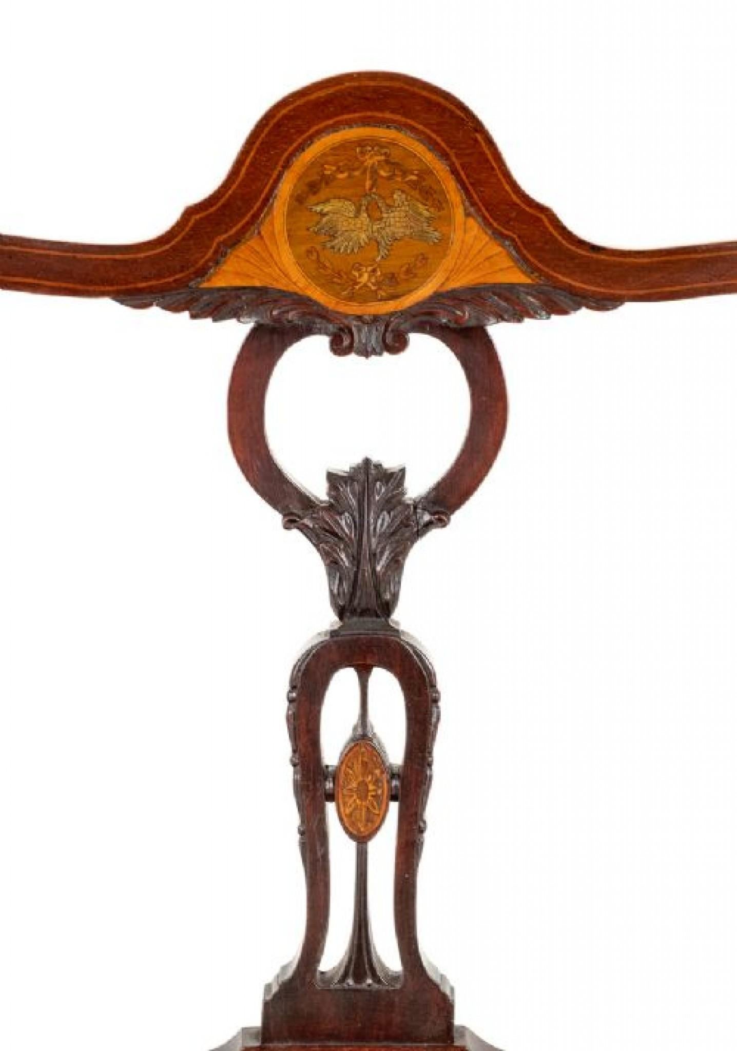 Art Nouveau Arm Chair Inlay Mahogany, 1900 5