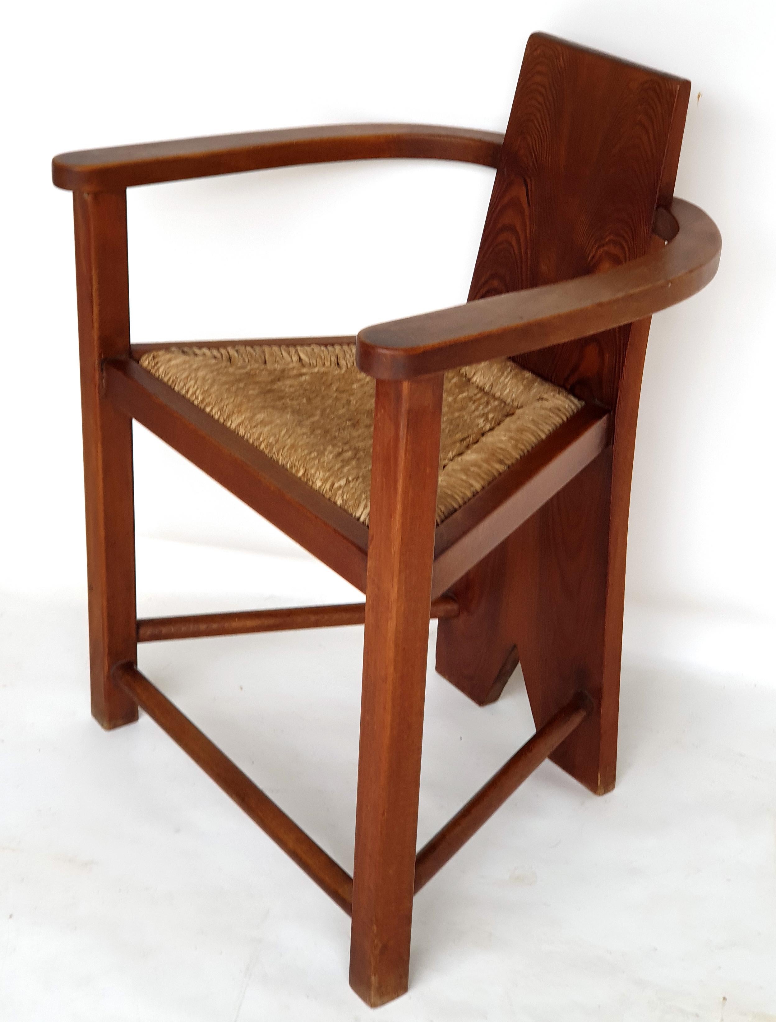 Art Nouveau Armchair, Attributed to Richard Riemerschmid, Germany, 1910s In Good Condition In Kiel, Schleswig-Holstein