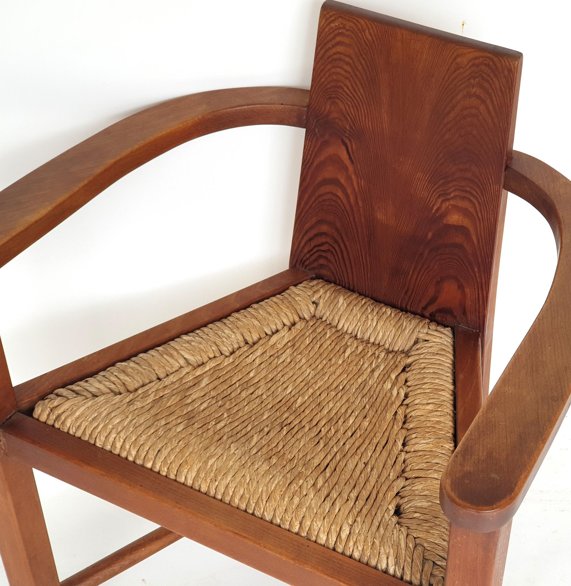 Early 20th Century Art Nouveau Armchair, Attributed to Richard Riemerschmid, Germany, 1910s