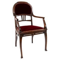 Fauteuil Art nouveau d'Henry van de Velde, vers 1900-1910