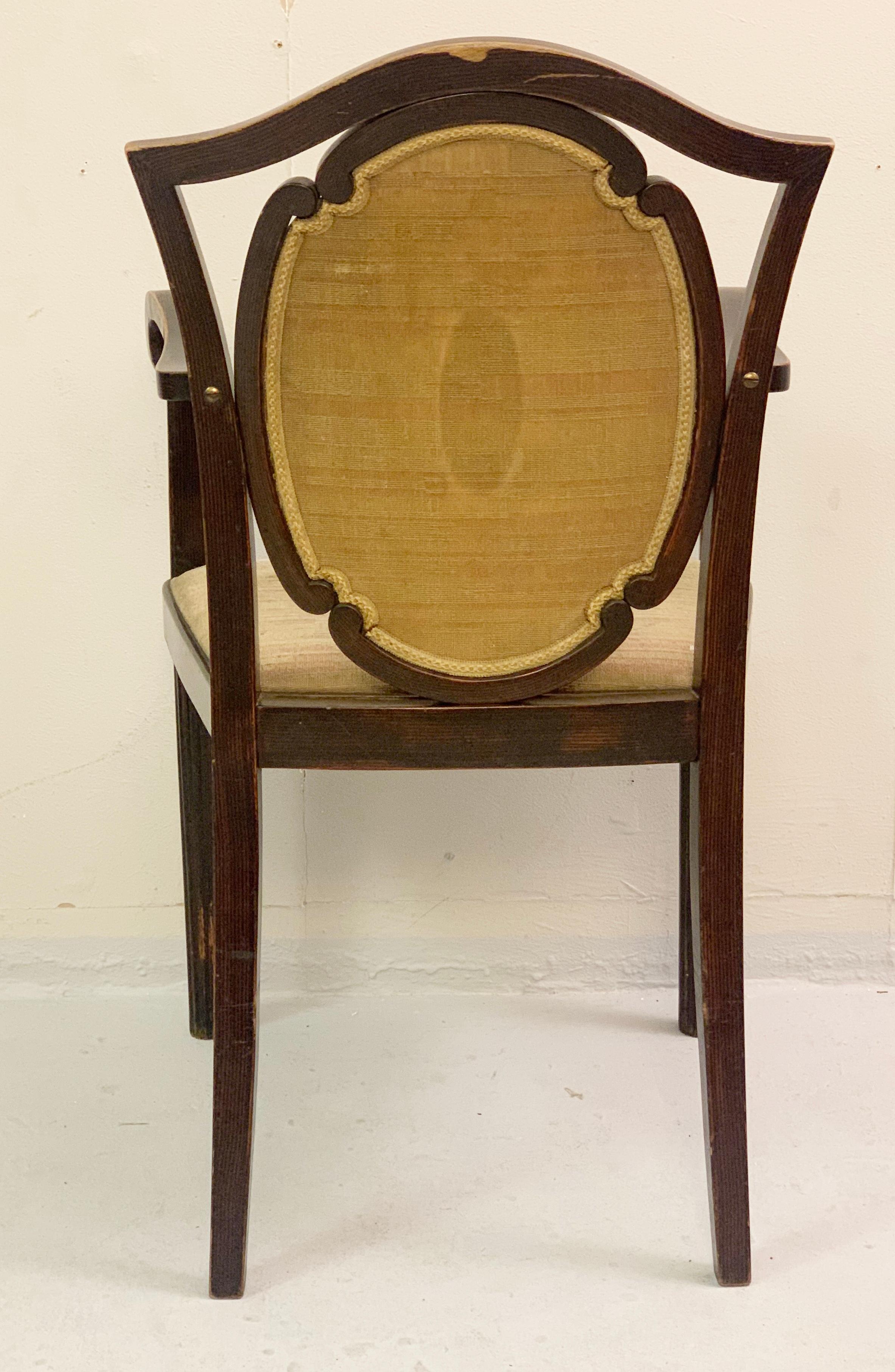 Art Nouveau Armchair by Otto Prutscher, Austria In Good Condition For Sale In Brussels, BE