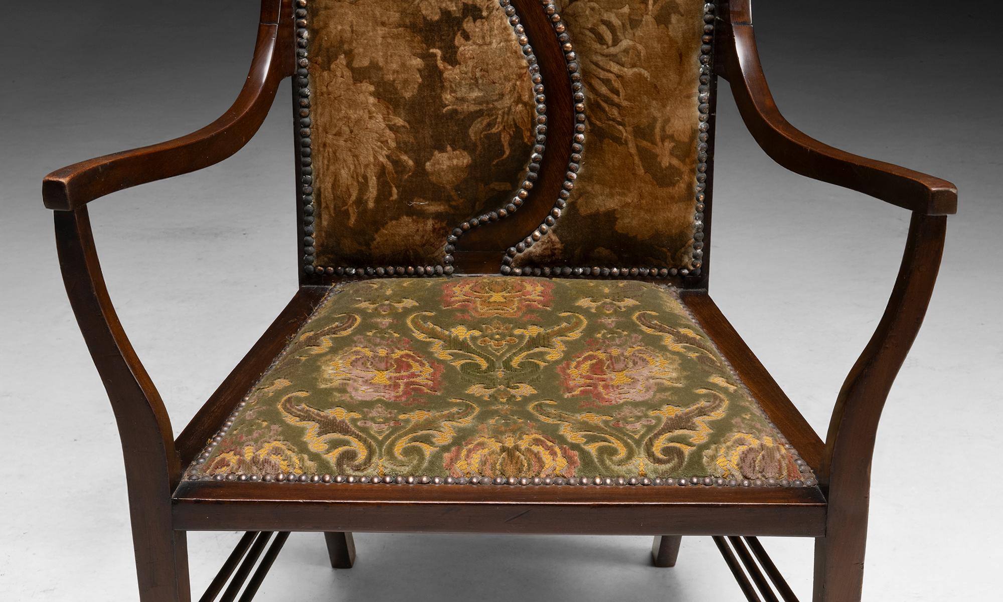 Poltrona Art Nouveau, Inghilterra, circa 1900 in vendita 1