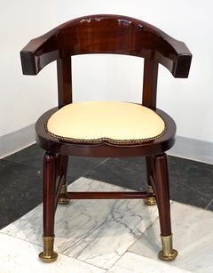Art Nouveau Armchair 'Model Stössler', Design by Adolf Loos, Vienna, circa 1900