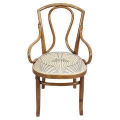 Art Nouveau Vers 1900 Fauteuil en Bentwood