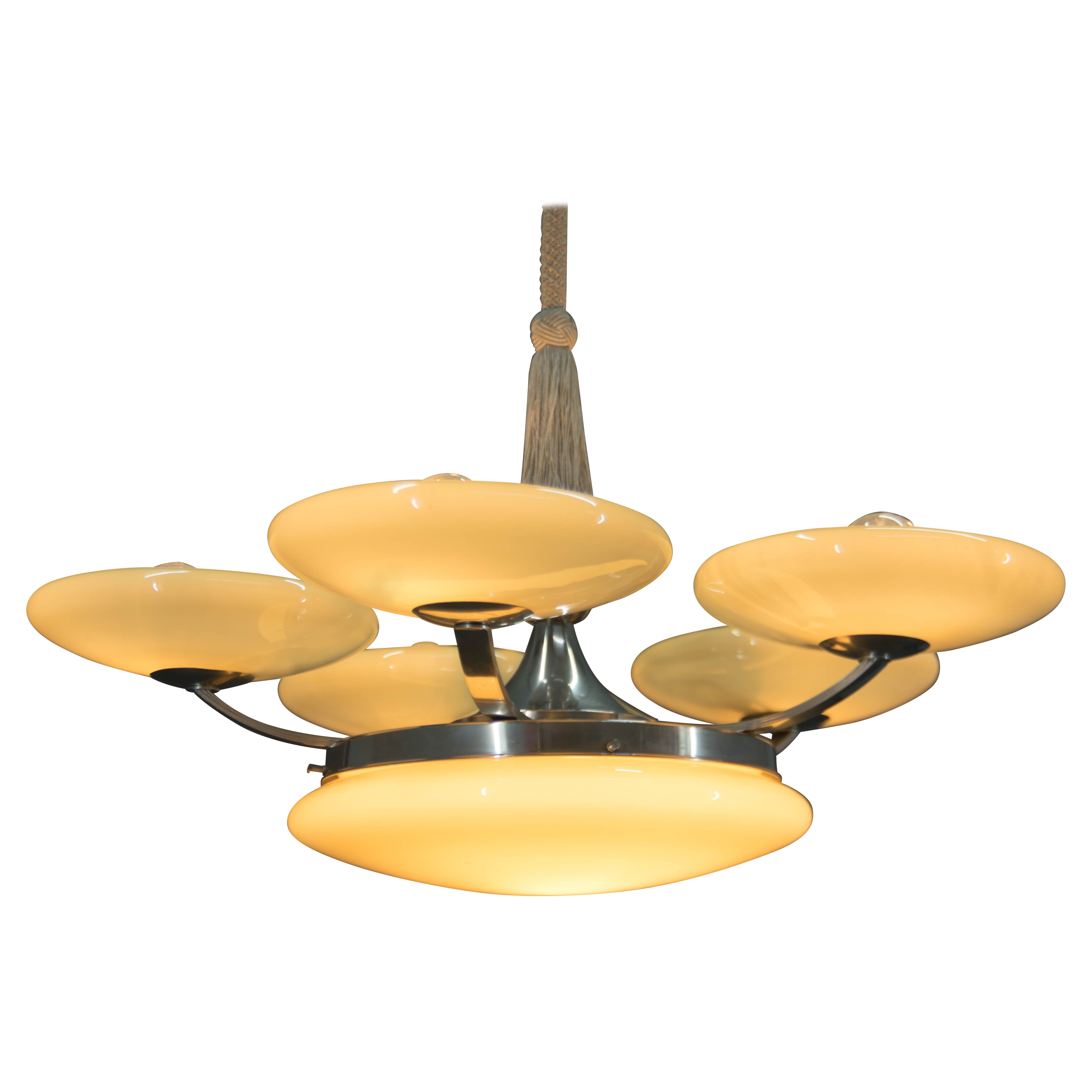 Art Nouveau / Art Deco Chandelier, 1920s