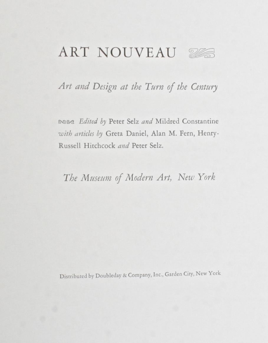 American Art Nouveau, Art Design at the Turn of the Century, Firstst Edition