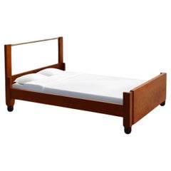 Art Nouveau bed frame attributed to De Coene, Belgium ca. 1905
