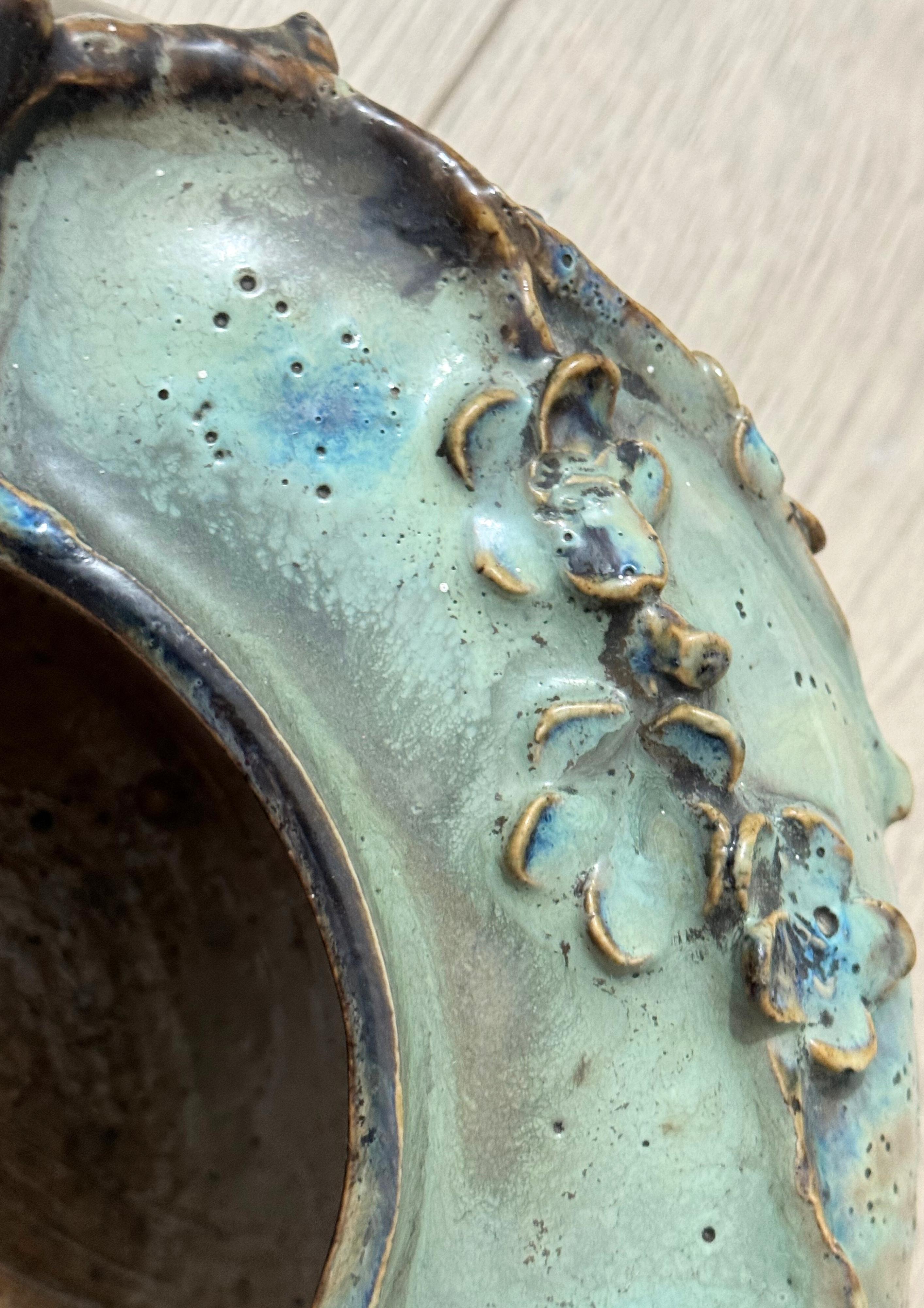 Vaso in Studio Nouveau Belgio in gres Studio Pottery in vendita 2