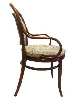 Poltrona in bengala Art Nouveau, attribuita a Thonet, circa 1900