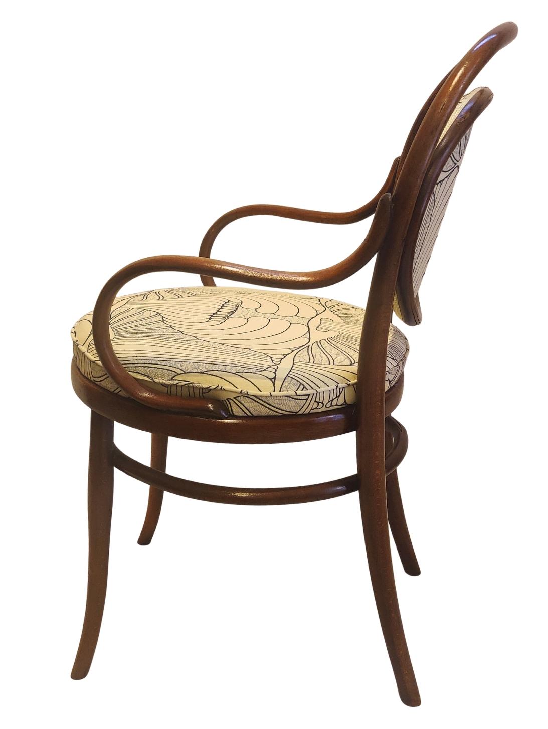 Jugendstil-Sessel aus Bugholz, Thonet zugeschrieben, um 1900 (Art nouveau) im Angebot