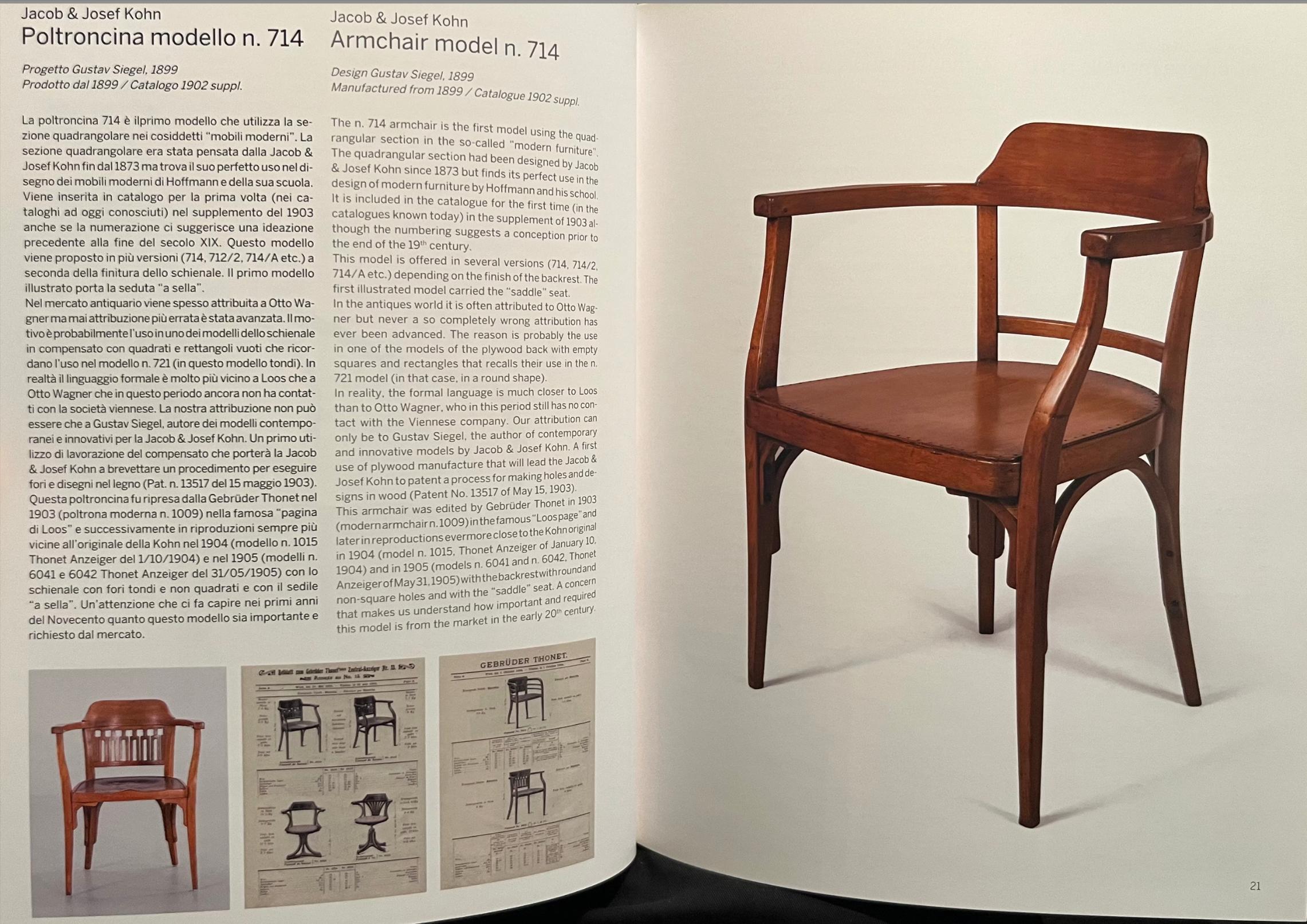 Art Nouveau Bentwood Armchairs by O. Wagner / G. Siegel, Thonet, Set of 2, 1905 In Fair Condition For Sale In Wien, AT