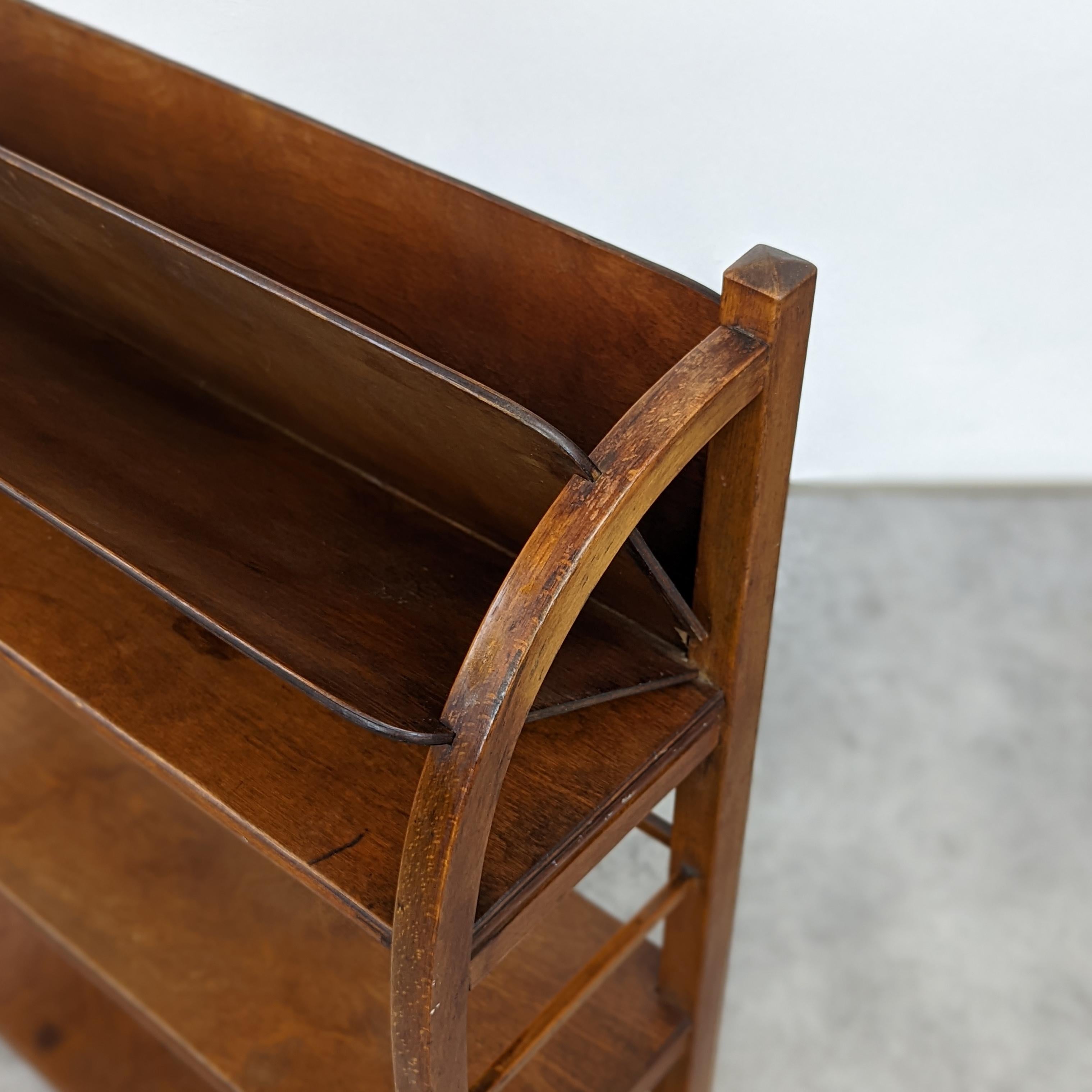 Art Nouveau Bentwood Bookshelf from Fischel 5