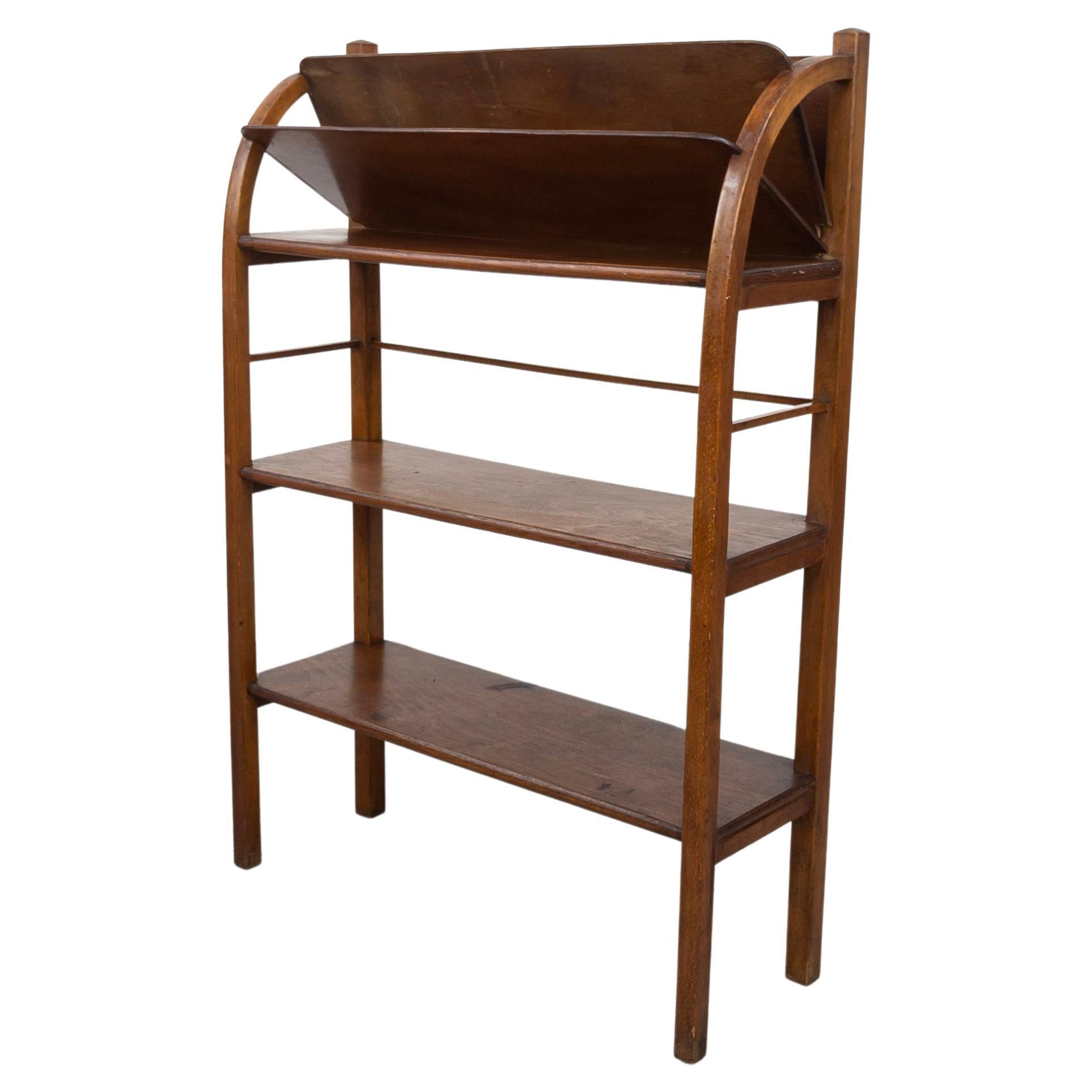 Art Nouveau Bentwood Bookshelf from Fischel