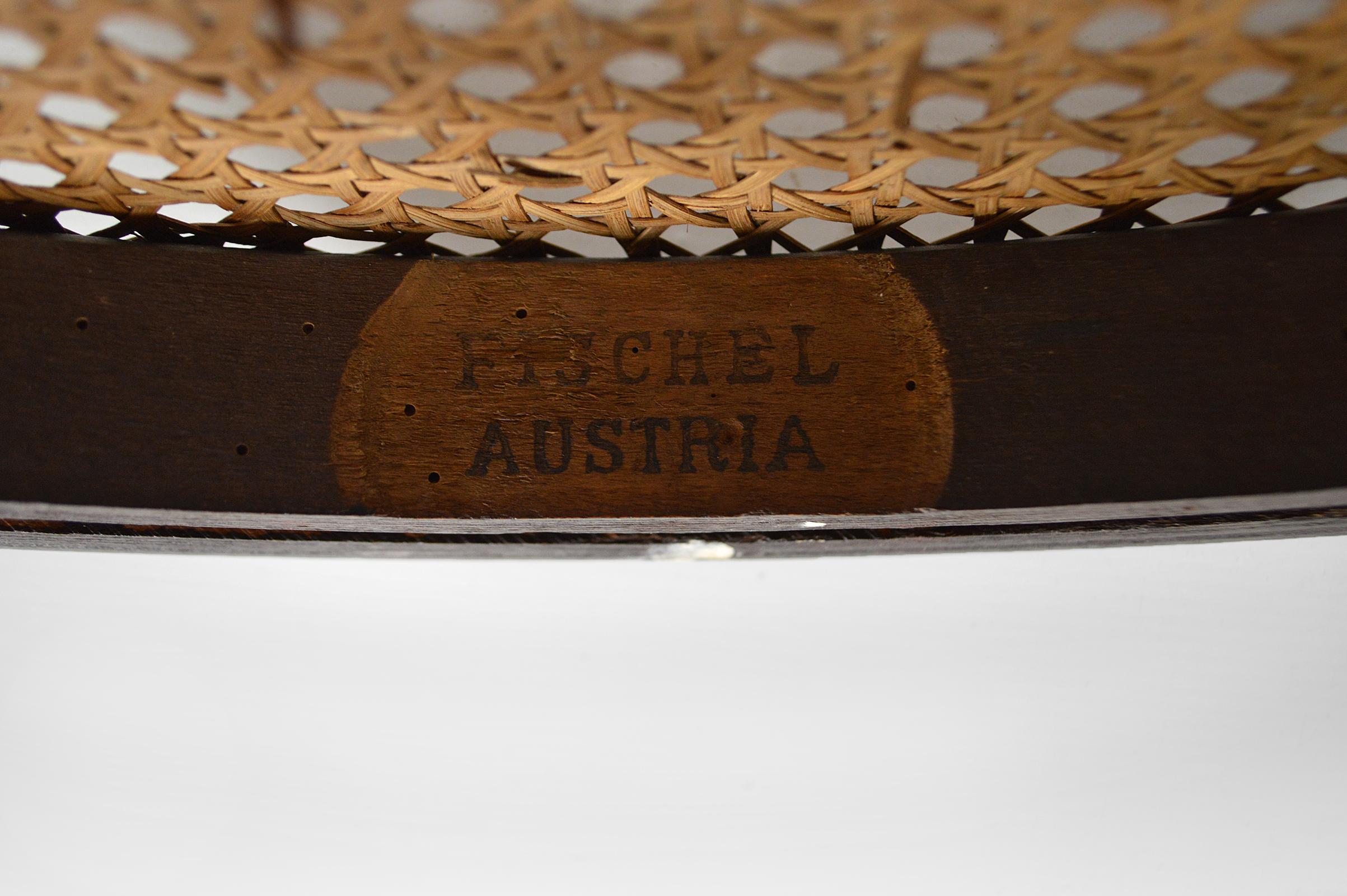 Schreibtischsessel aus Bugholz im Art nouveau-Stil von Fischel, um 1900 im Angebot 6