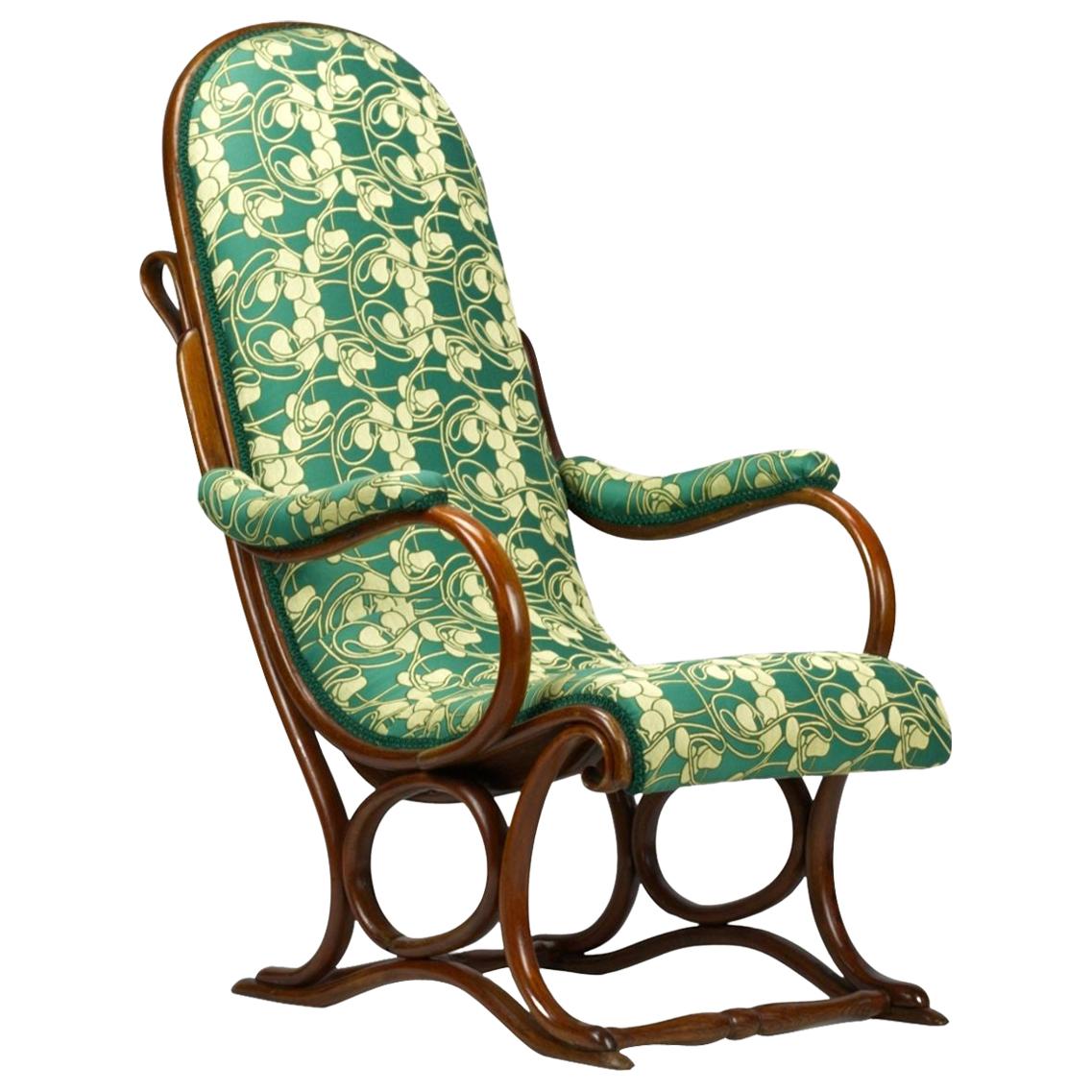 Art Nouveau Bentwood Salonfauteuil Easy Chair / Armchair Thonet No. 1 circa 1890