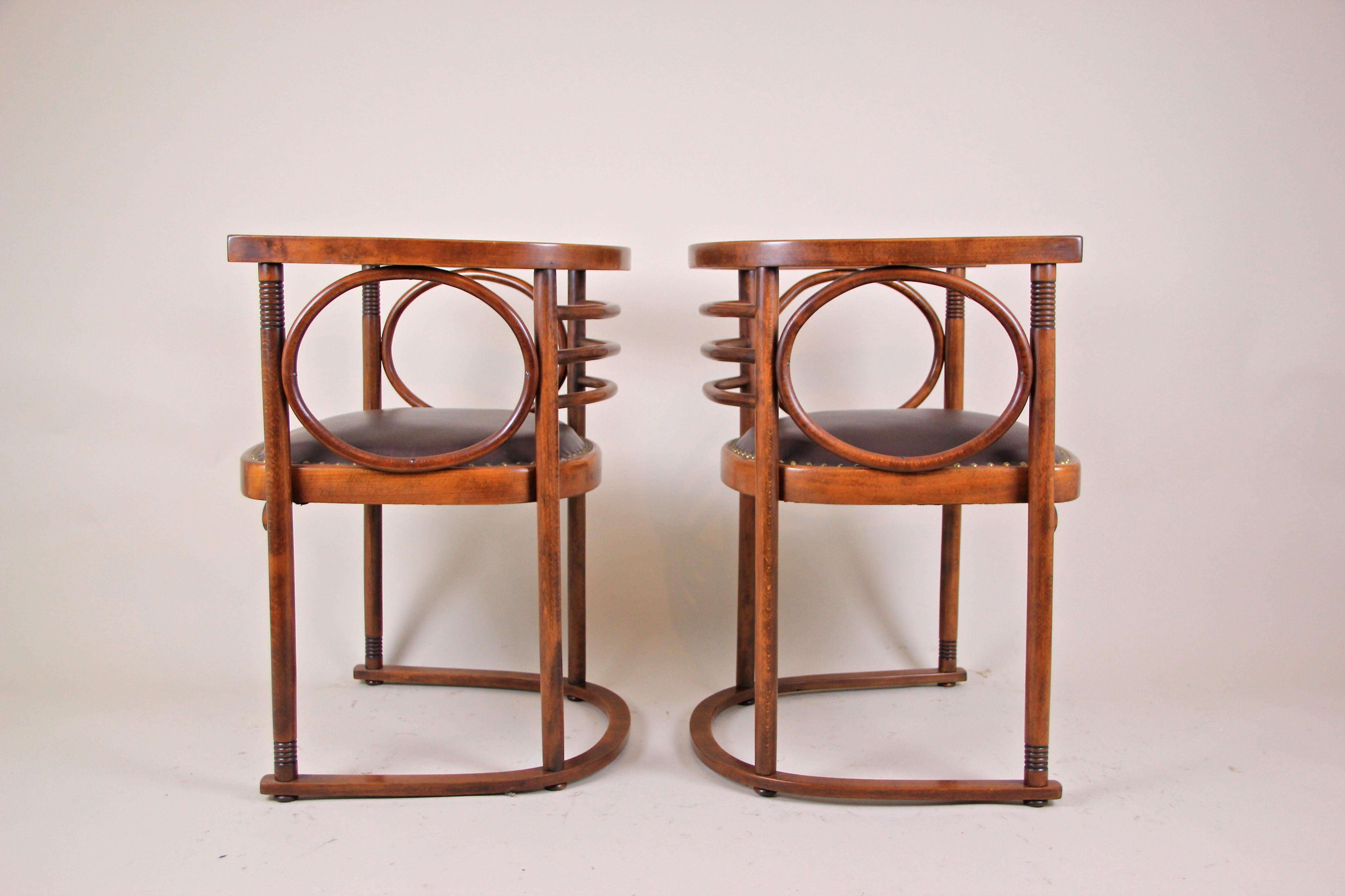 Art Nouveau Bentwood Seating Set by J. Hoffmann for J&J Kohn, Austria, ca. 1910 In Good Condition In Lichtenberg, AT
