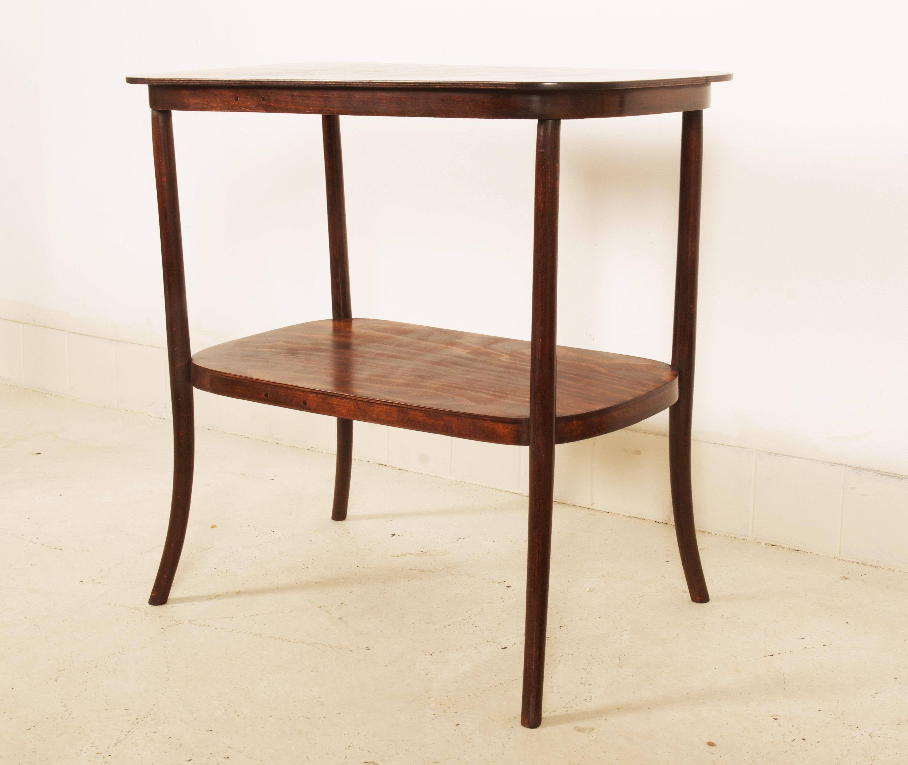 Art Nouveau Bentwood Side Table For Sale 3