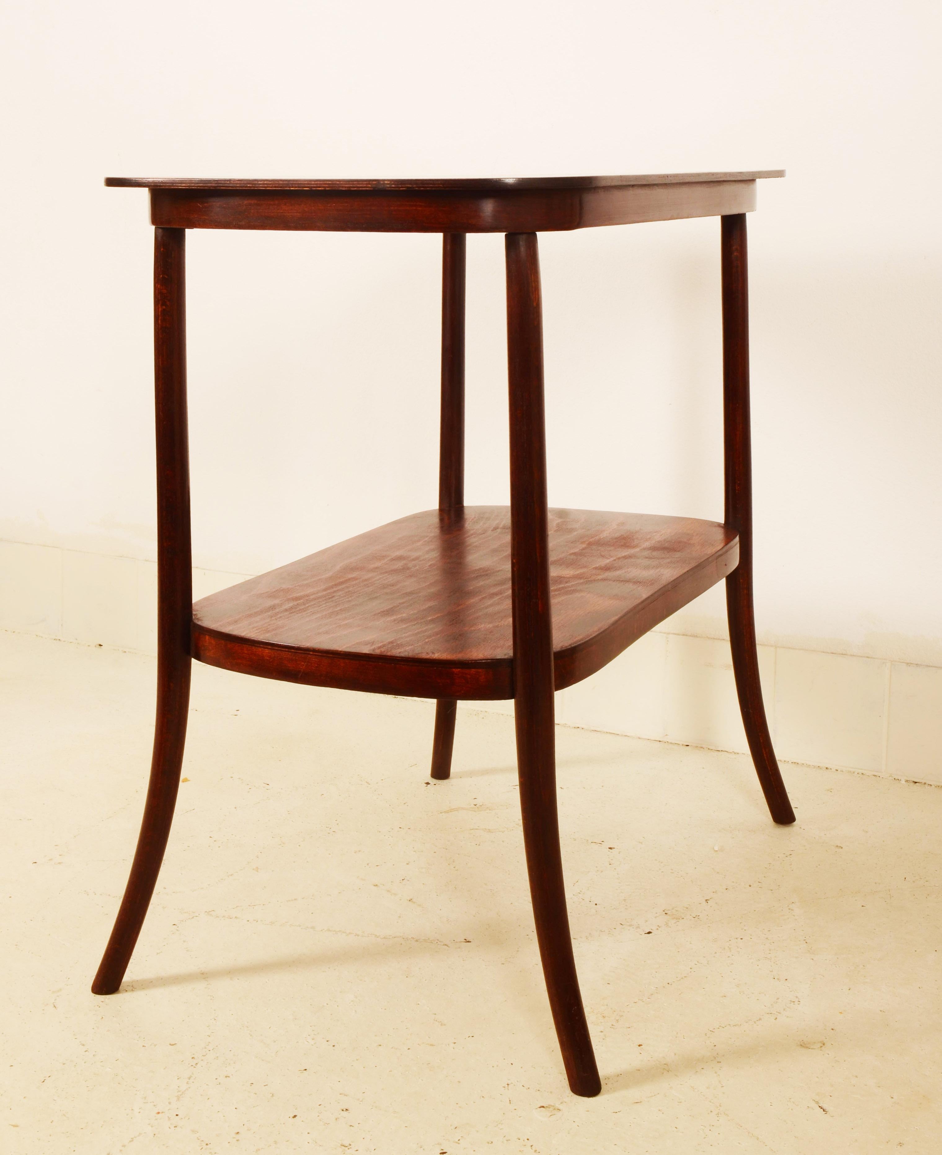 Art Nouveau Bentwood Side Table For Sale 4