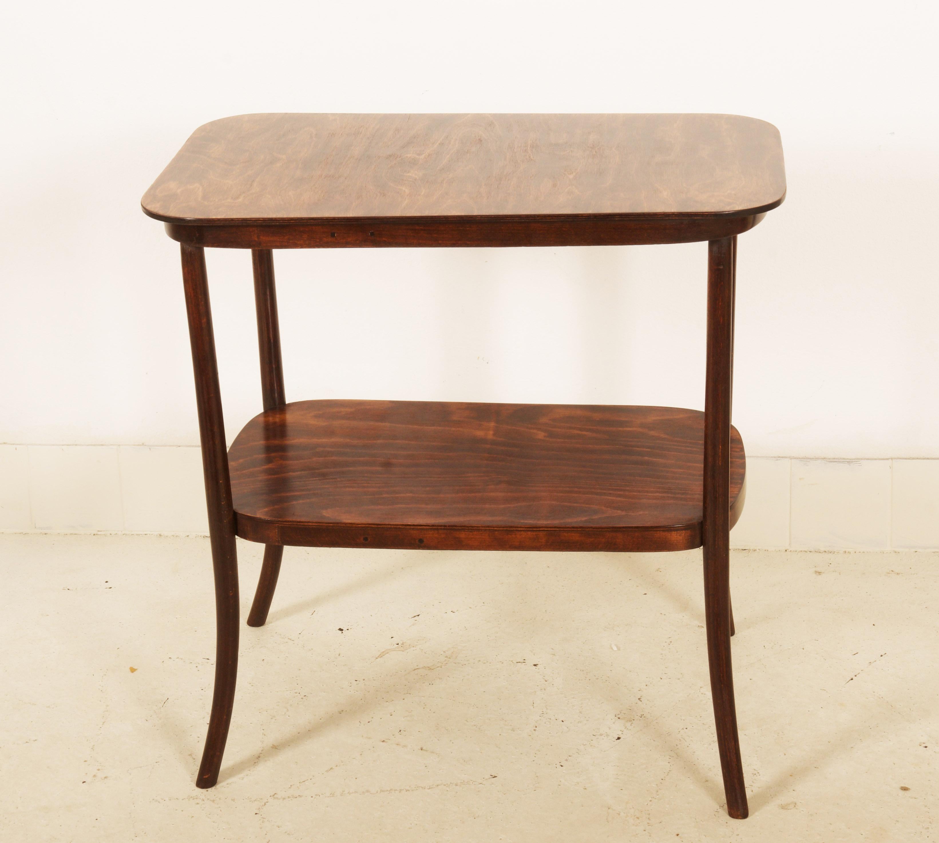 Art Nouveau Bentwood Side Table For Sale 1
