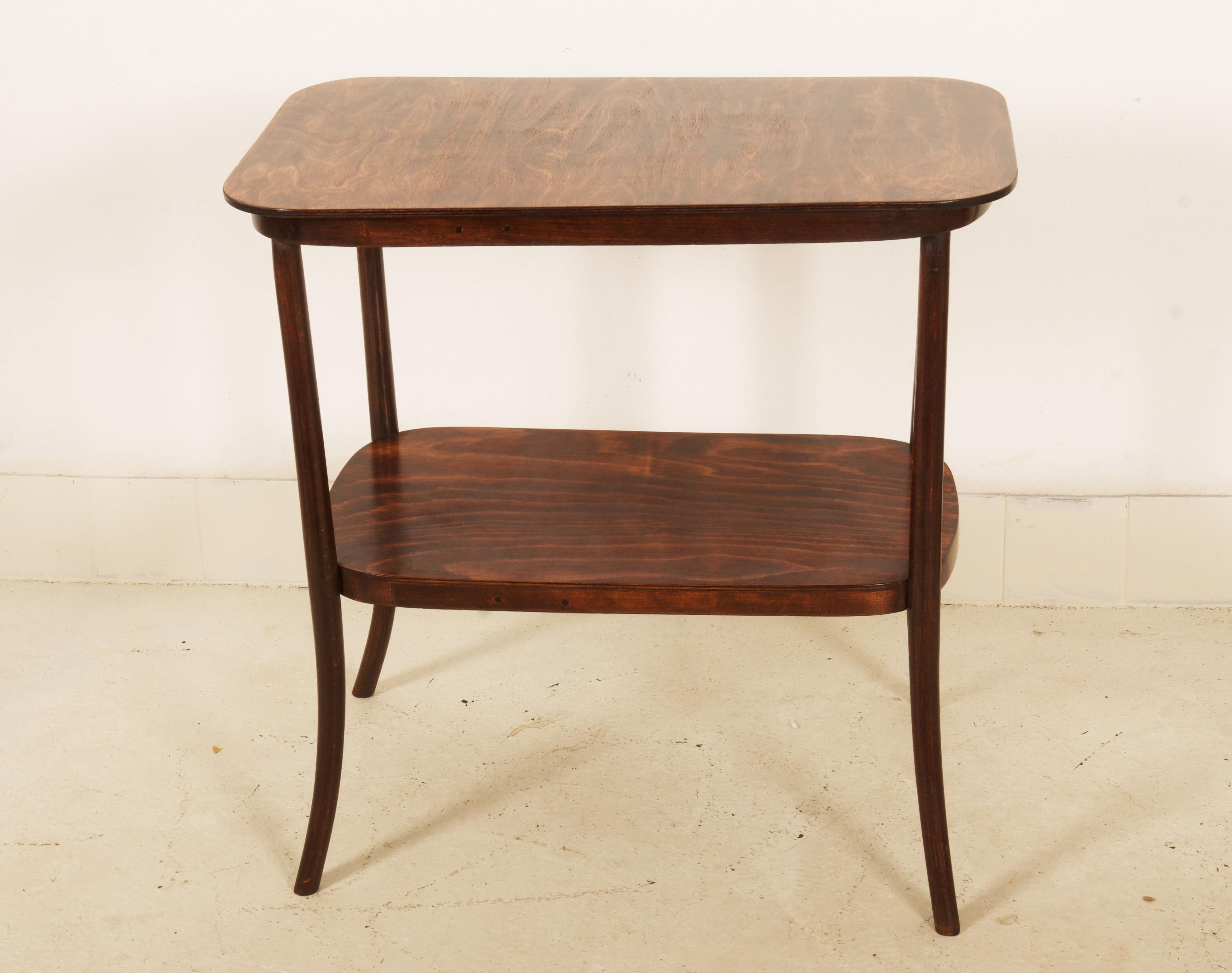 Art Nouveau Bentwood Side Table For Sale 2