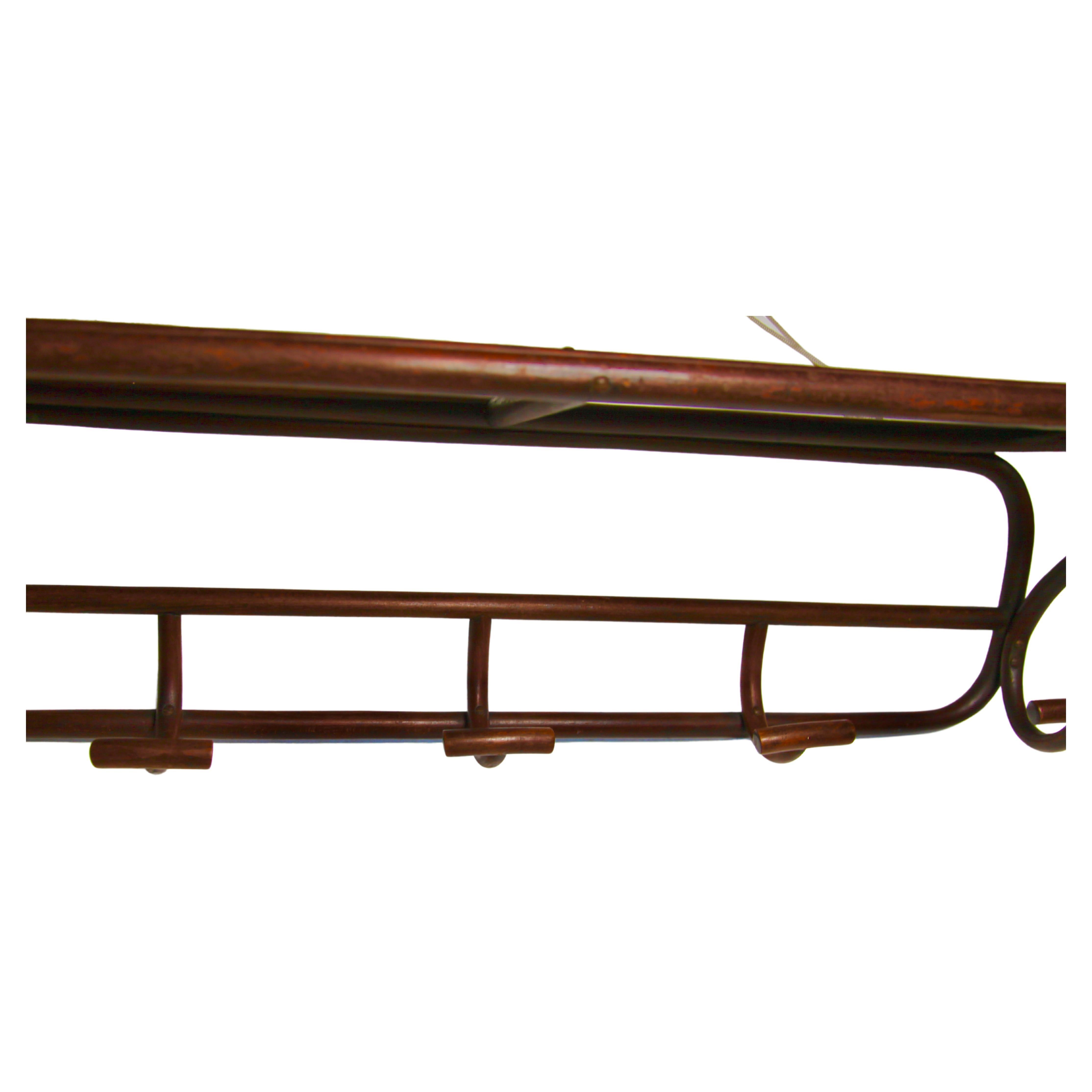 Late 19th Century Art Nouveau Bentwood Wall Coat Rack Thonet Vienna, 1879-1887 For Sale